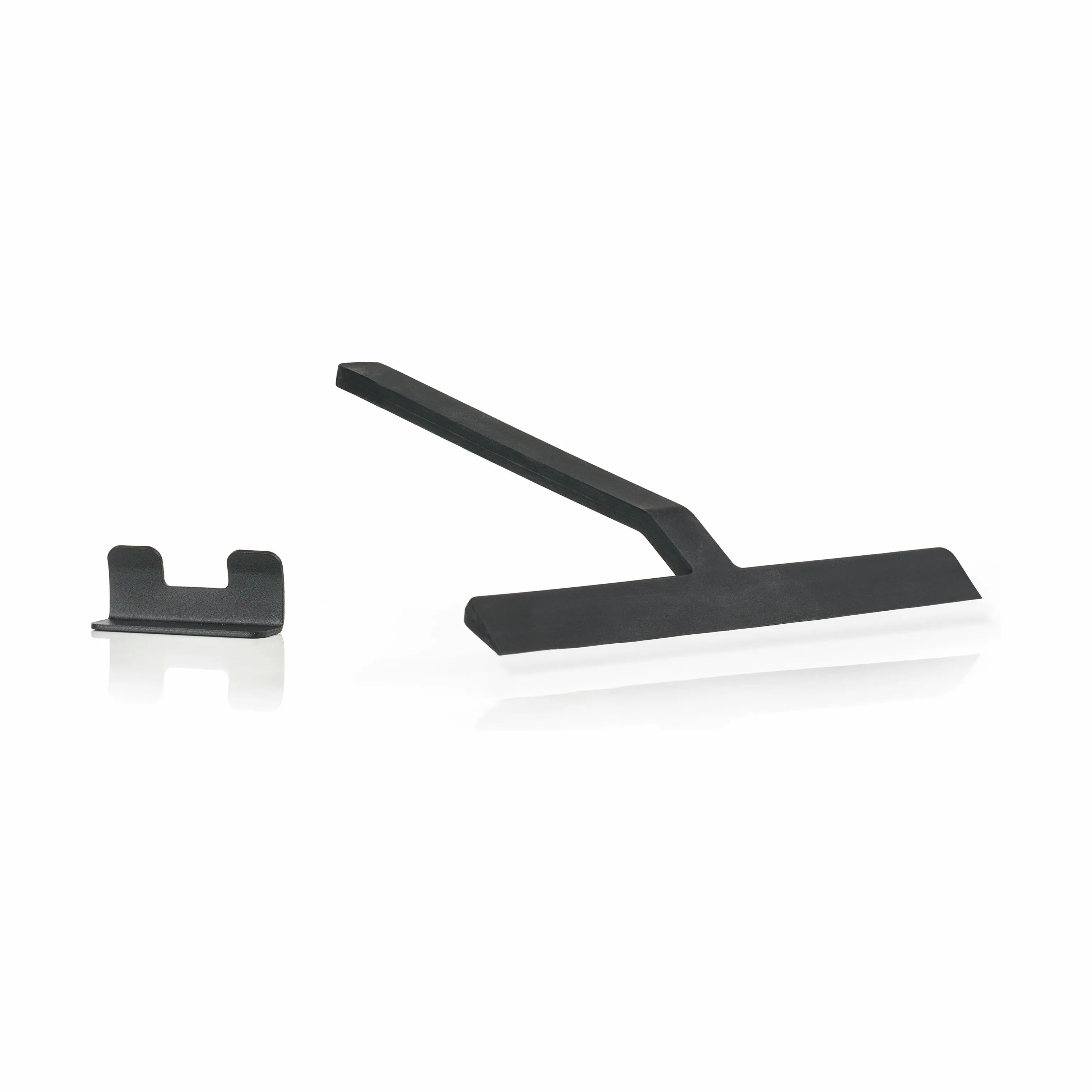 Zone Tilbehør til bad Rim Bruseskraber m. holder i Sort, 23 cm, 3