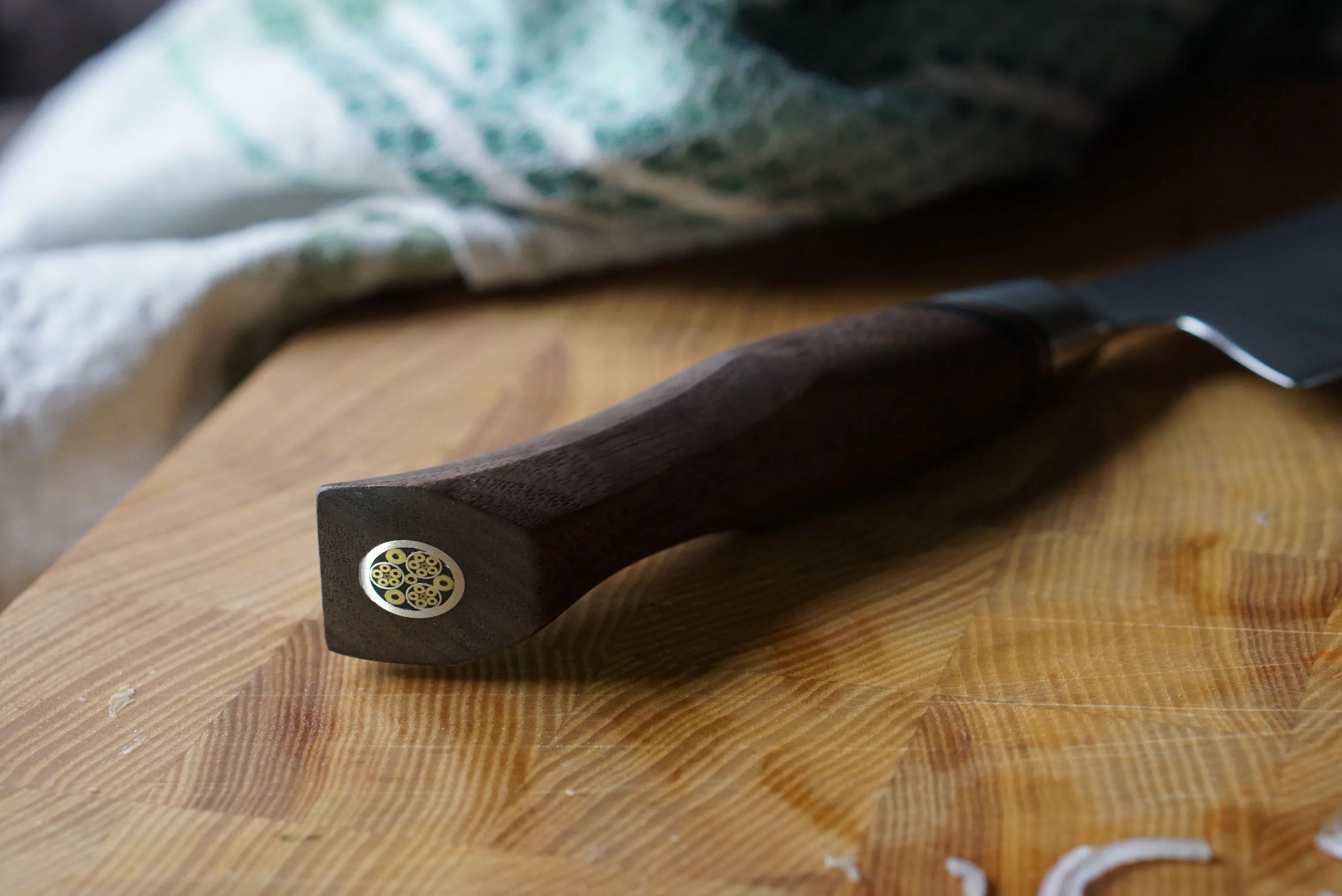 Ryda Knives Kokkeknive A30 Kokkekniv i rustfrit stål/brun, 3