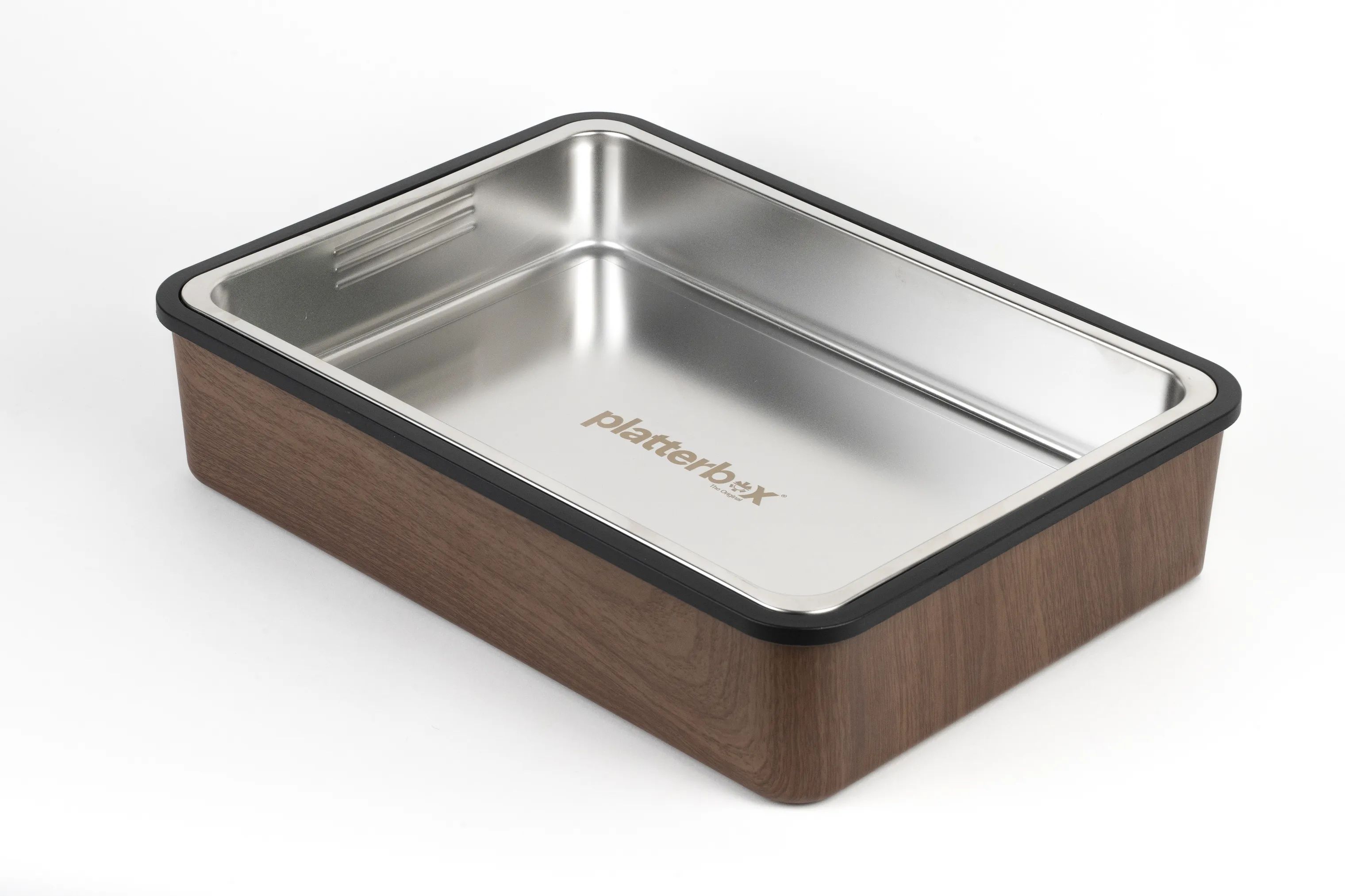 Platterbox Opbevaringsbokse Snack Box i Valnød, 5