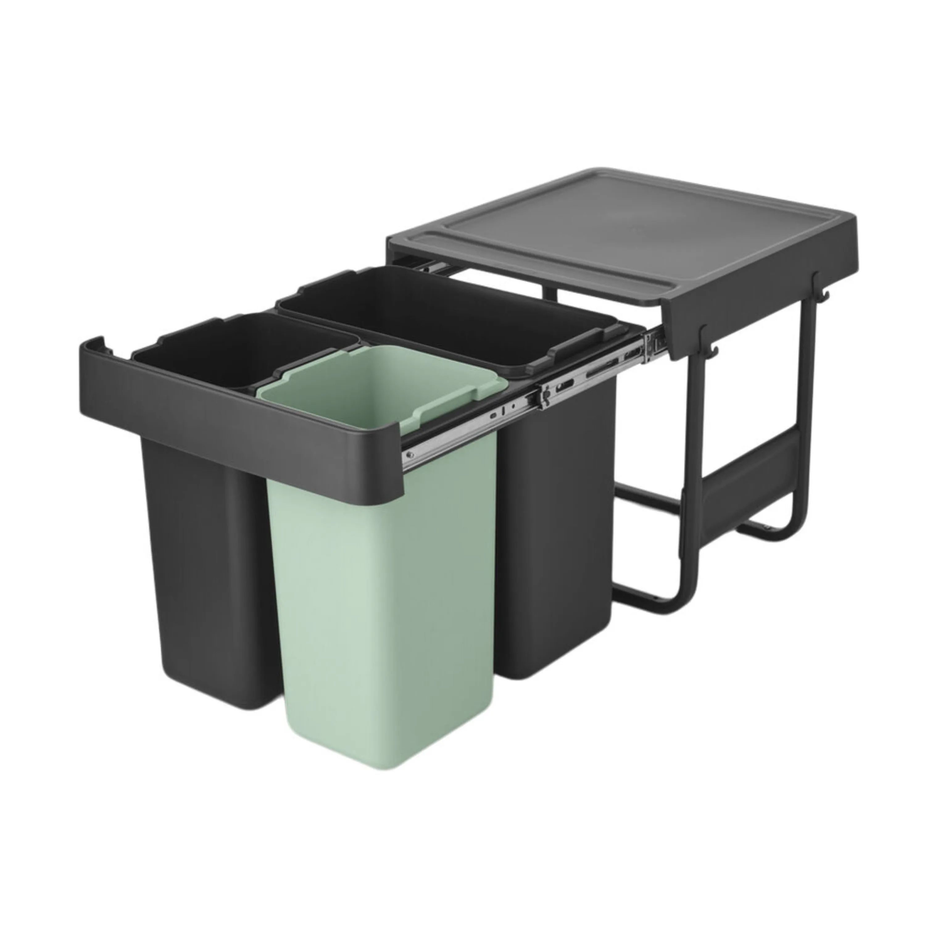 Brabantia Spande uden pedal Sort & Go Indbygningsmodul i 40 L, 5