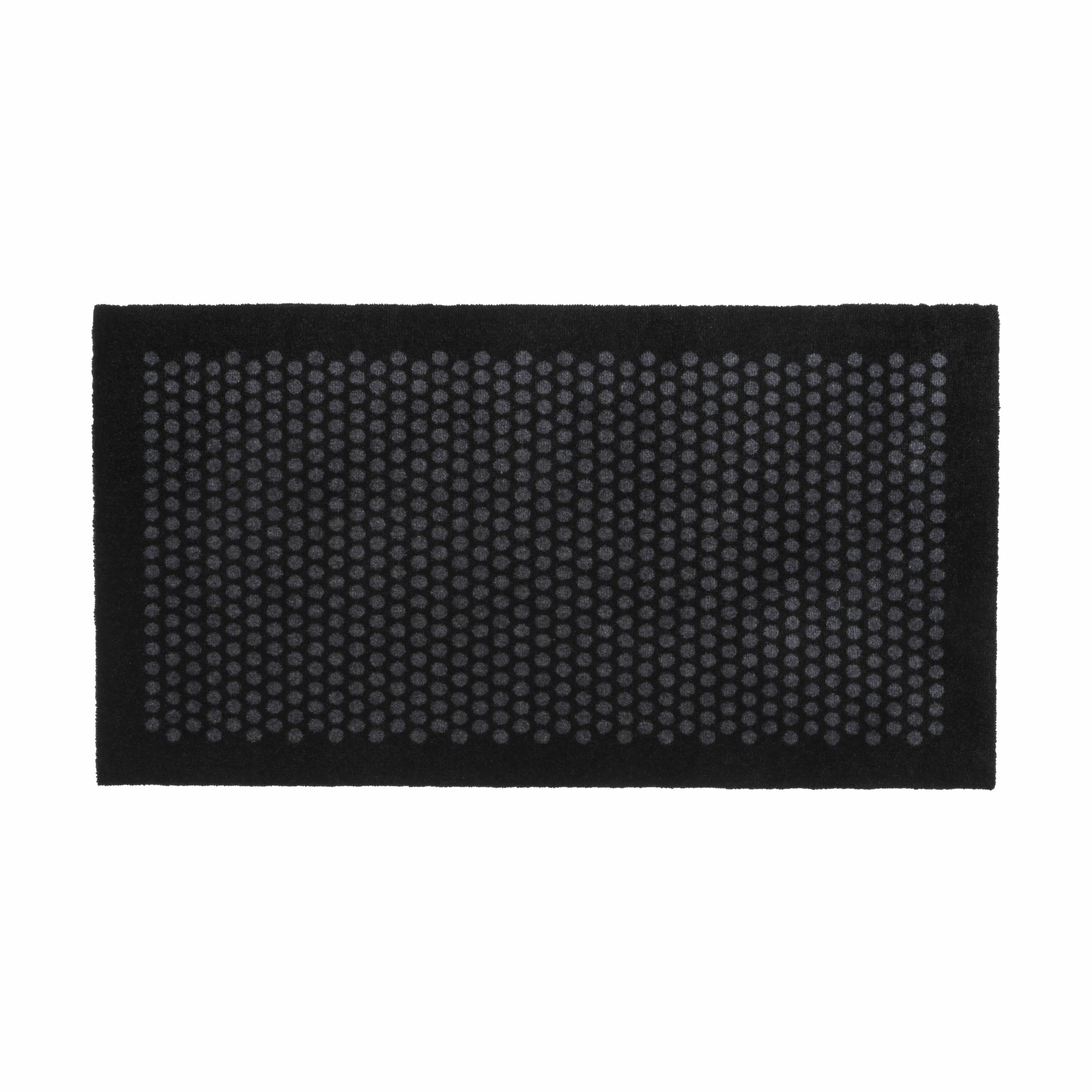 Tica Copenhagen Gulvtæpper Dot Gulvtæppe i Sort/grå, B67 x L120 cm, 1