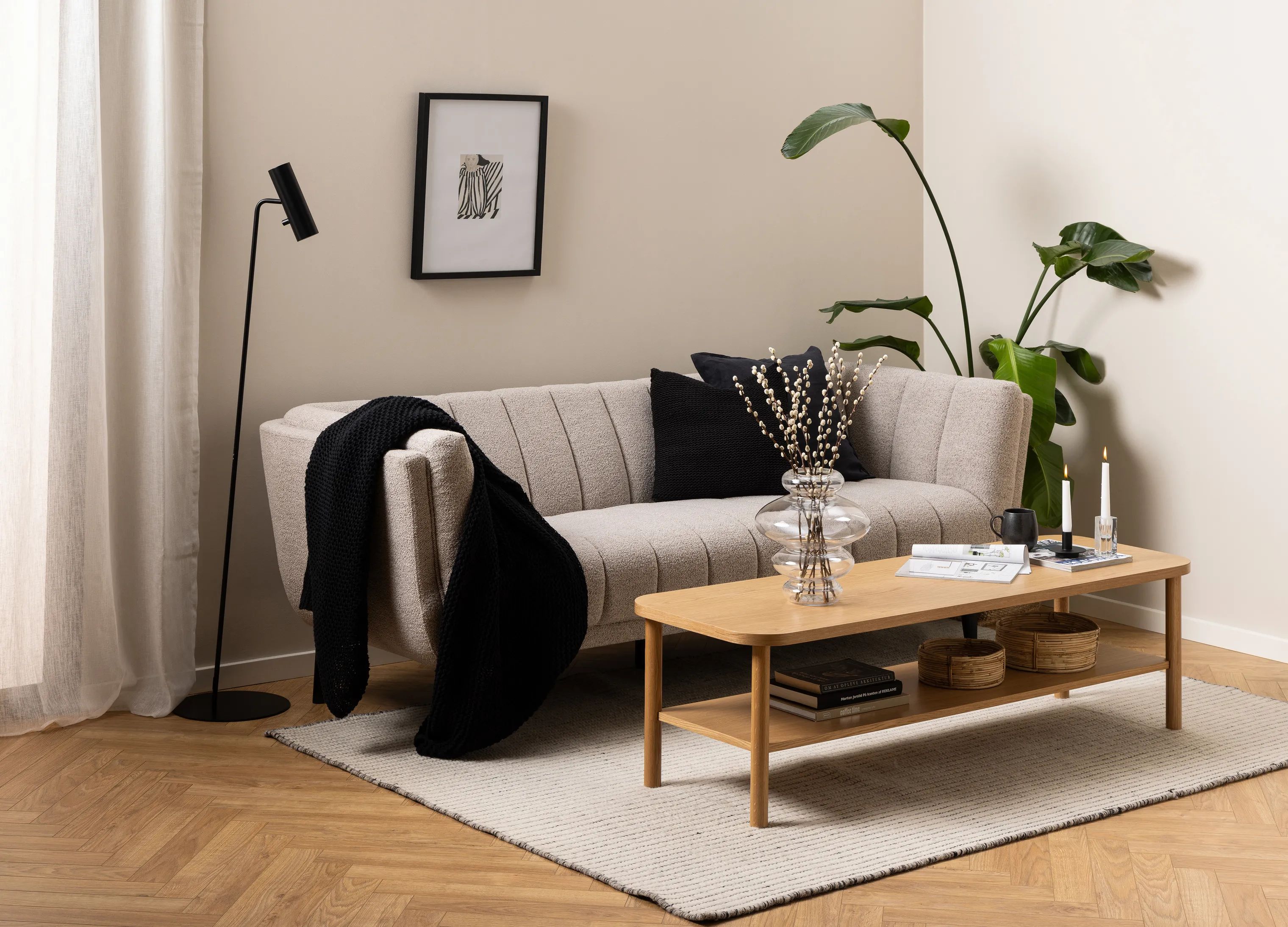 CASA Living Sofaer Tampa Sofa i beige, 3
