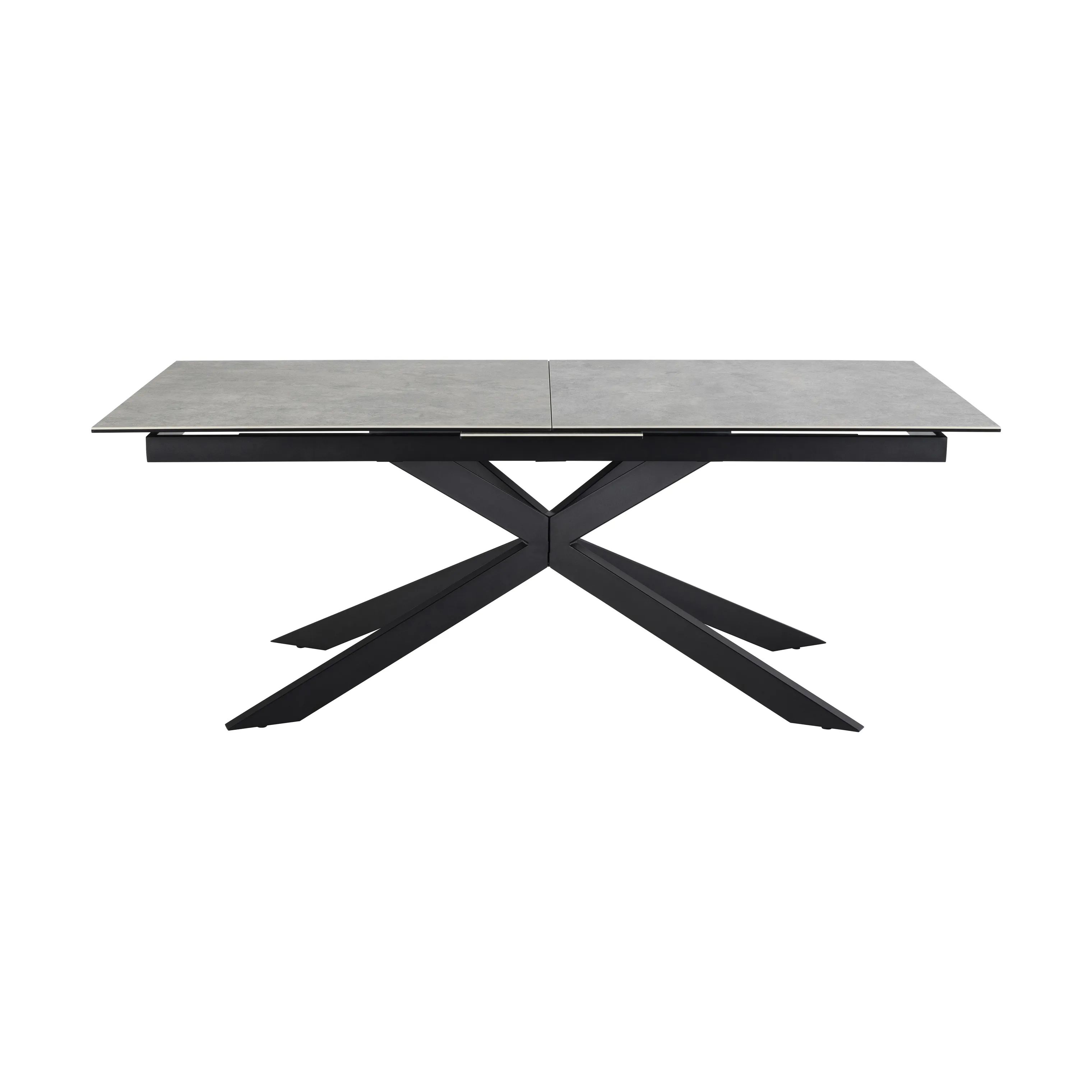 CASA Living Spiseborde Irwine Spisebord i Grå, H76 x B240 x L100 cm, 1