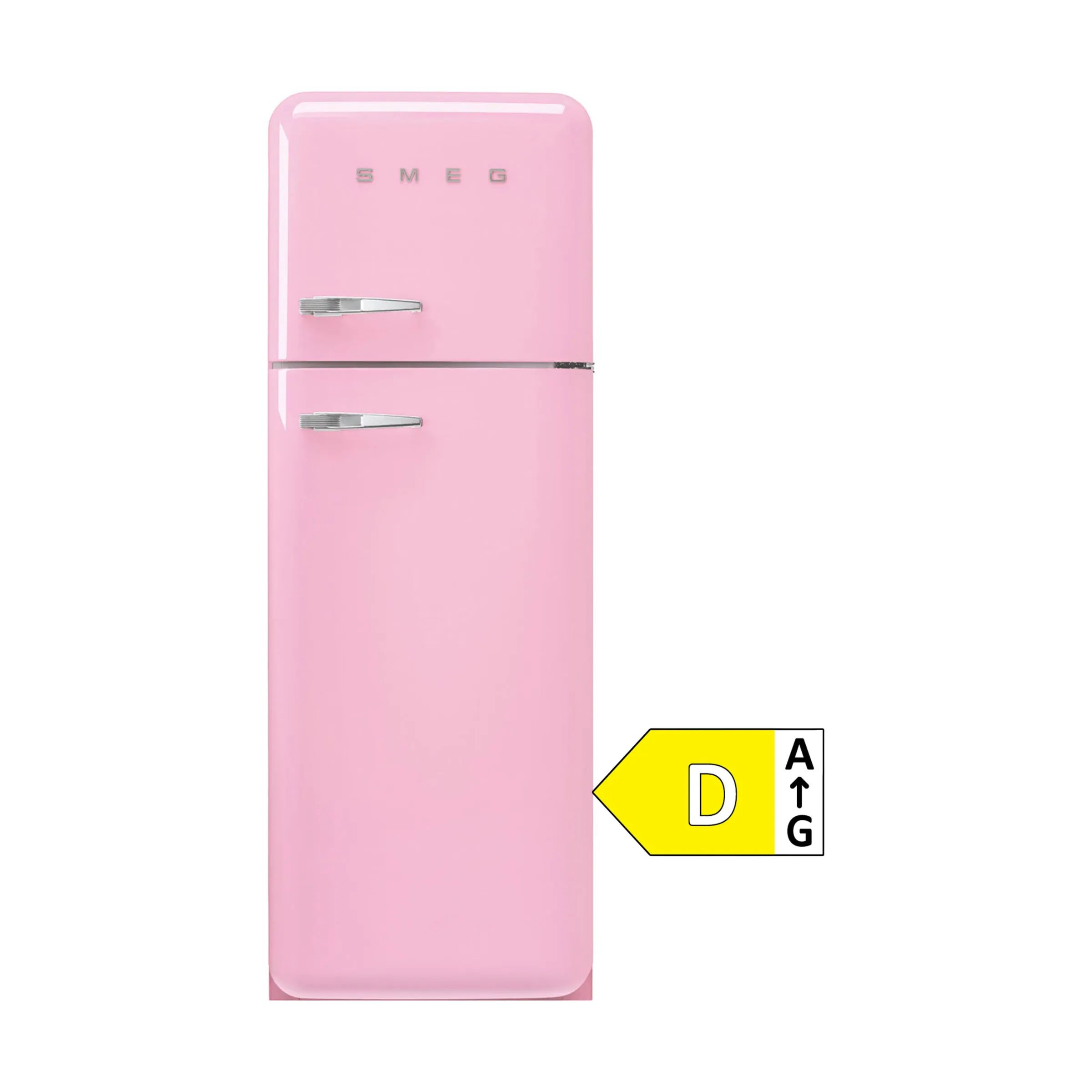Smeg Køleskabe 50's Style Kølefryseskab i Pink, 1