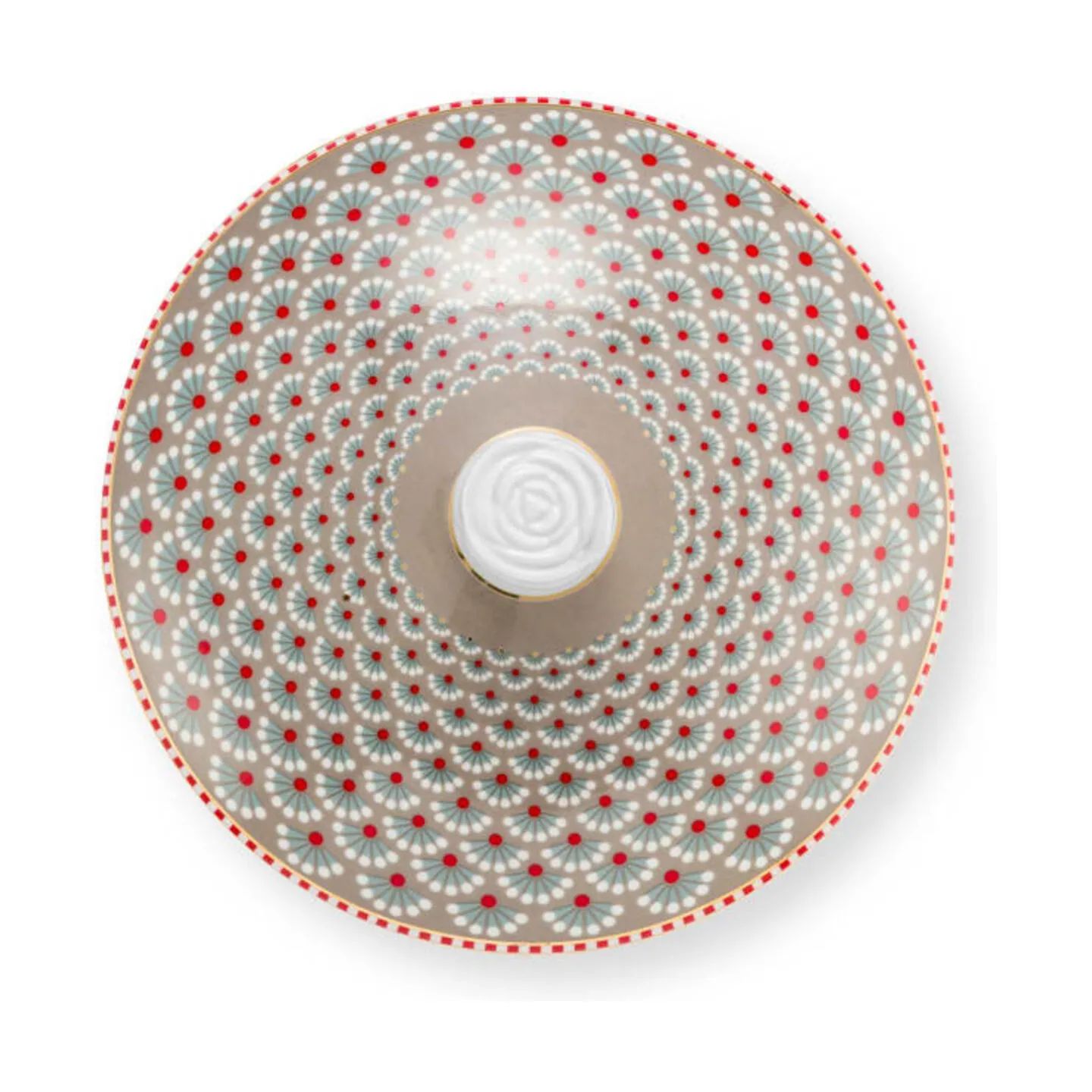 PIP Studio Krukker med låg Blooming Tales Opbevaringskrukke i Khaki, 3