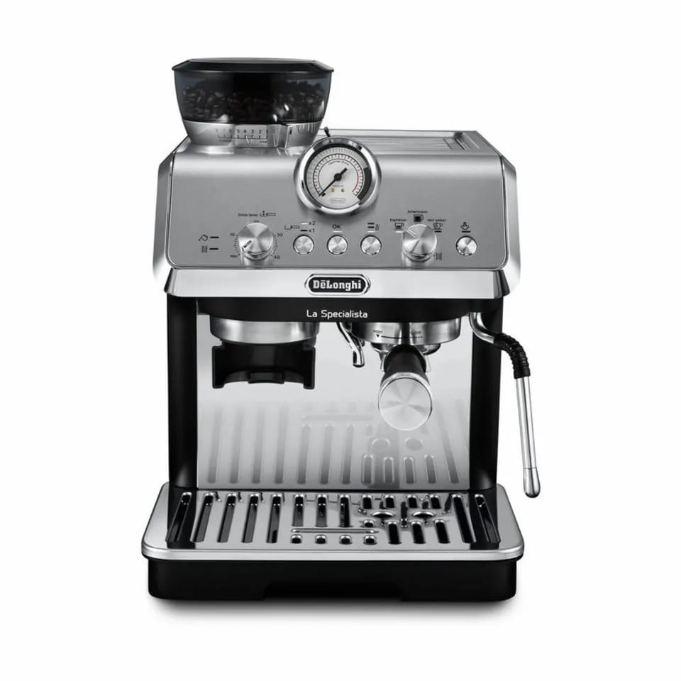 DeLonghi Espressomaskiner La Specialista Arte Espressomaskine EC9155 i Sølvfarvet/sort, 1