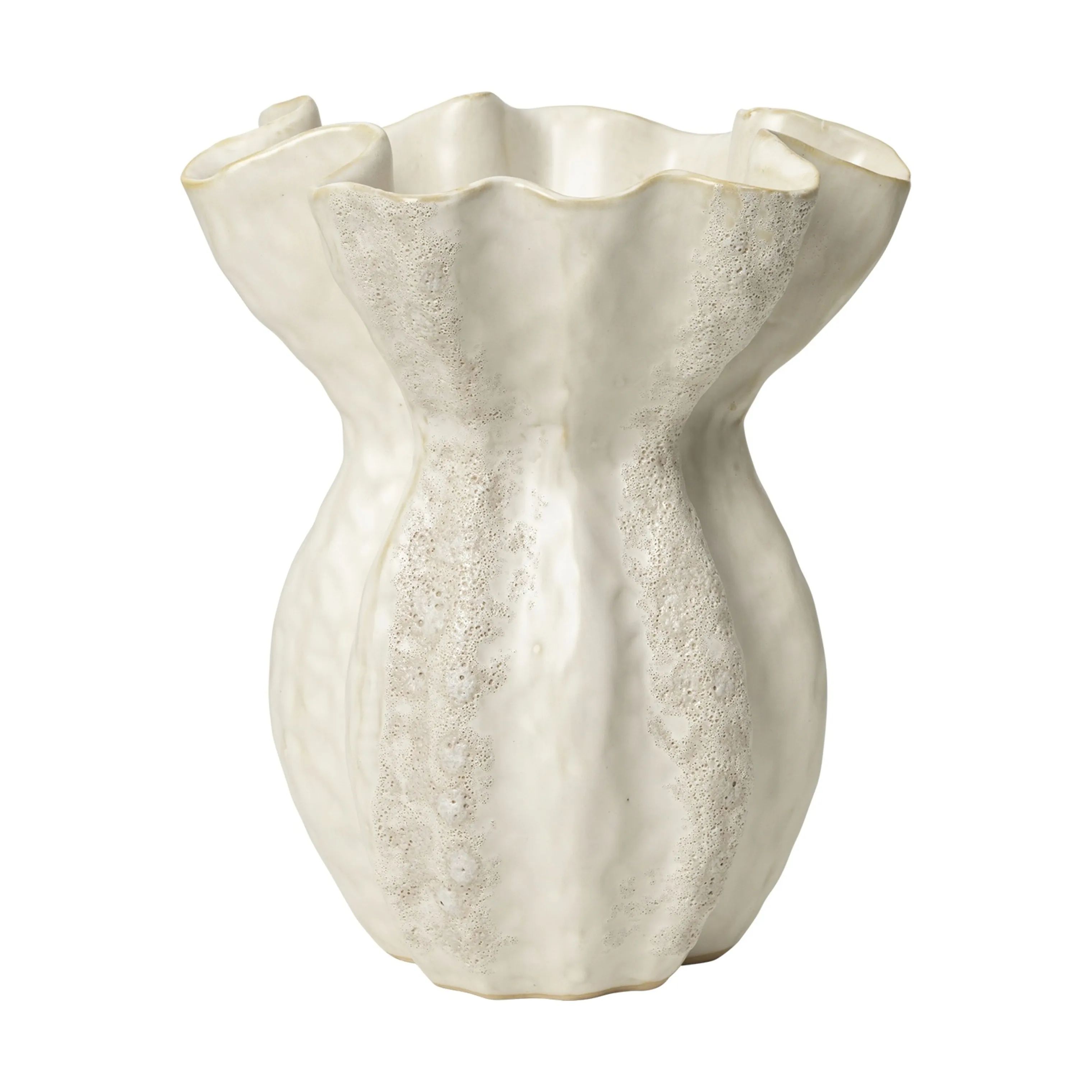 Broste Copenhagen Vaser Cori Vase i Hvid, 24 cm, 1