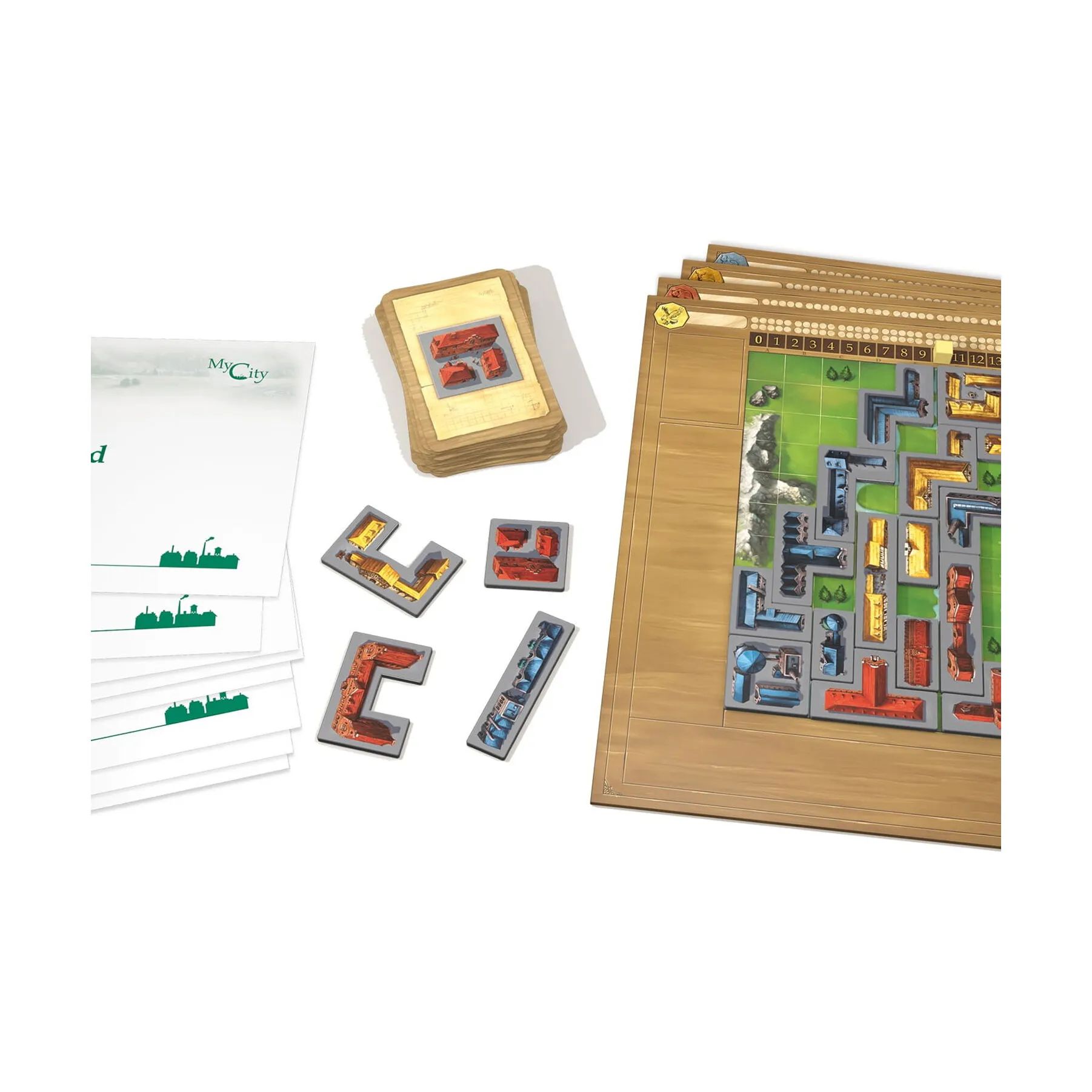 Spilbræt Spil Brætspil - My City i Multifarvet, 2