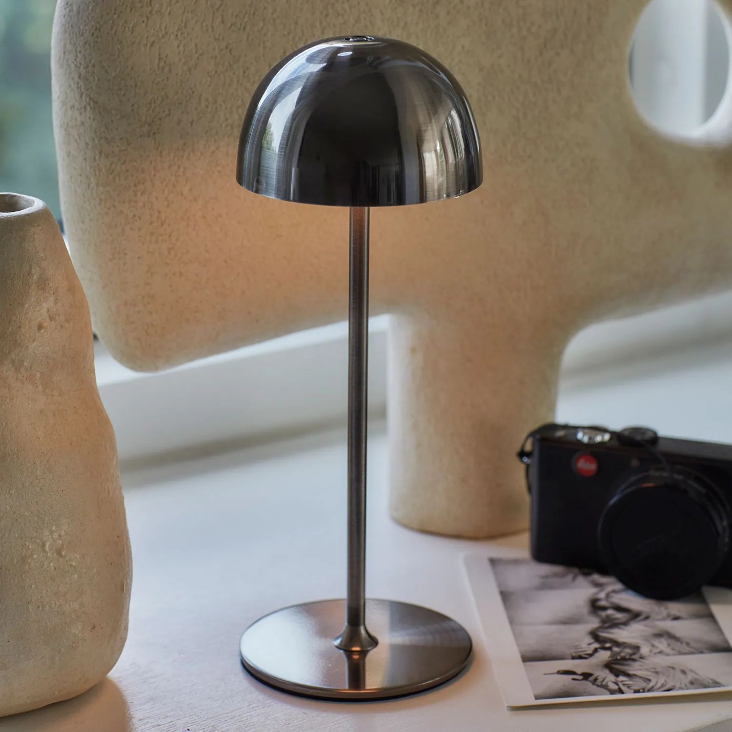 Sirius Bordlamper Mini Tim Bordlampe i Nikkel, 2