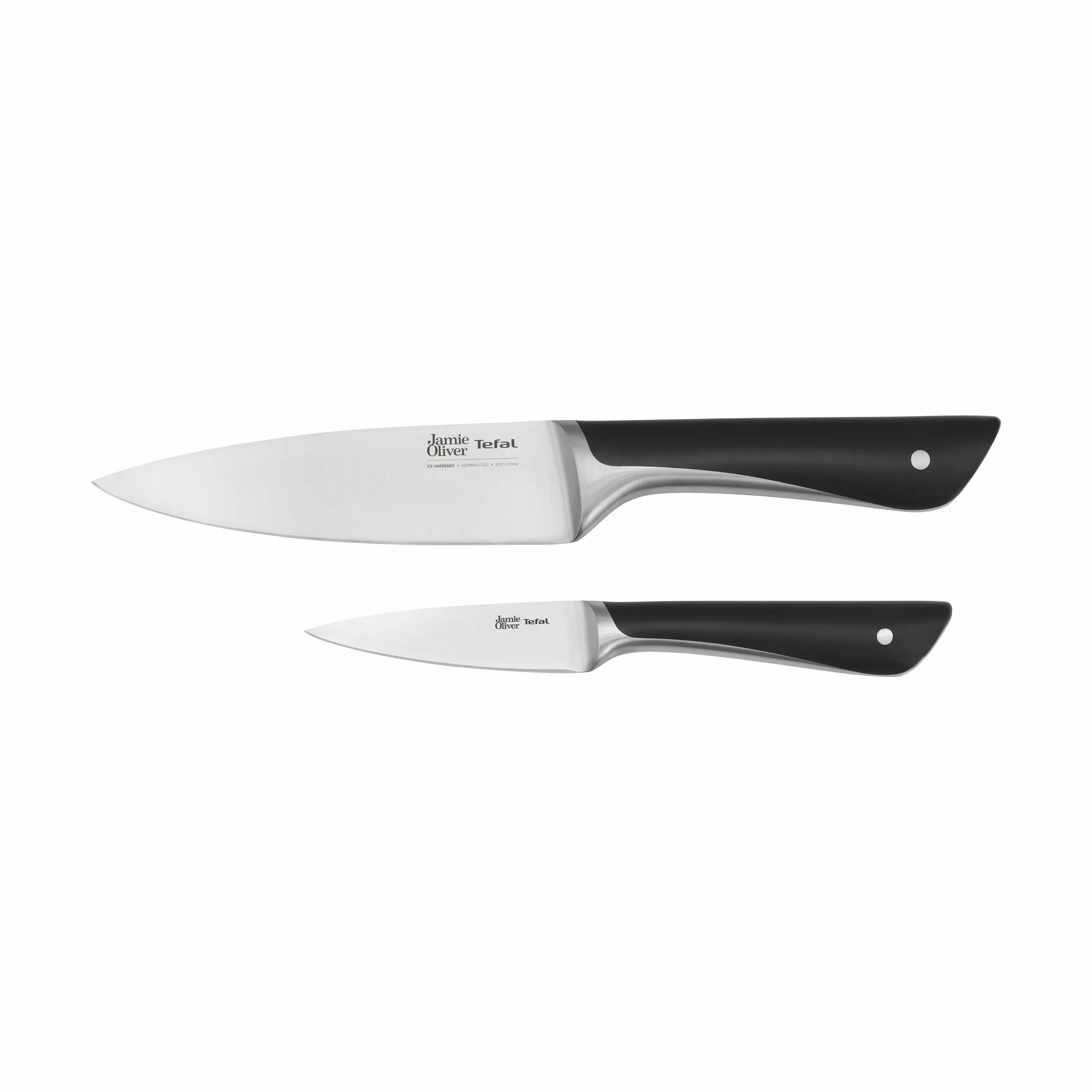 Jamie Oliver by Tefal Knivsæt Knivsæt - 2 dele i sort/sølv, 1