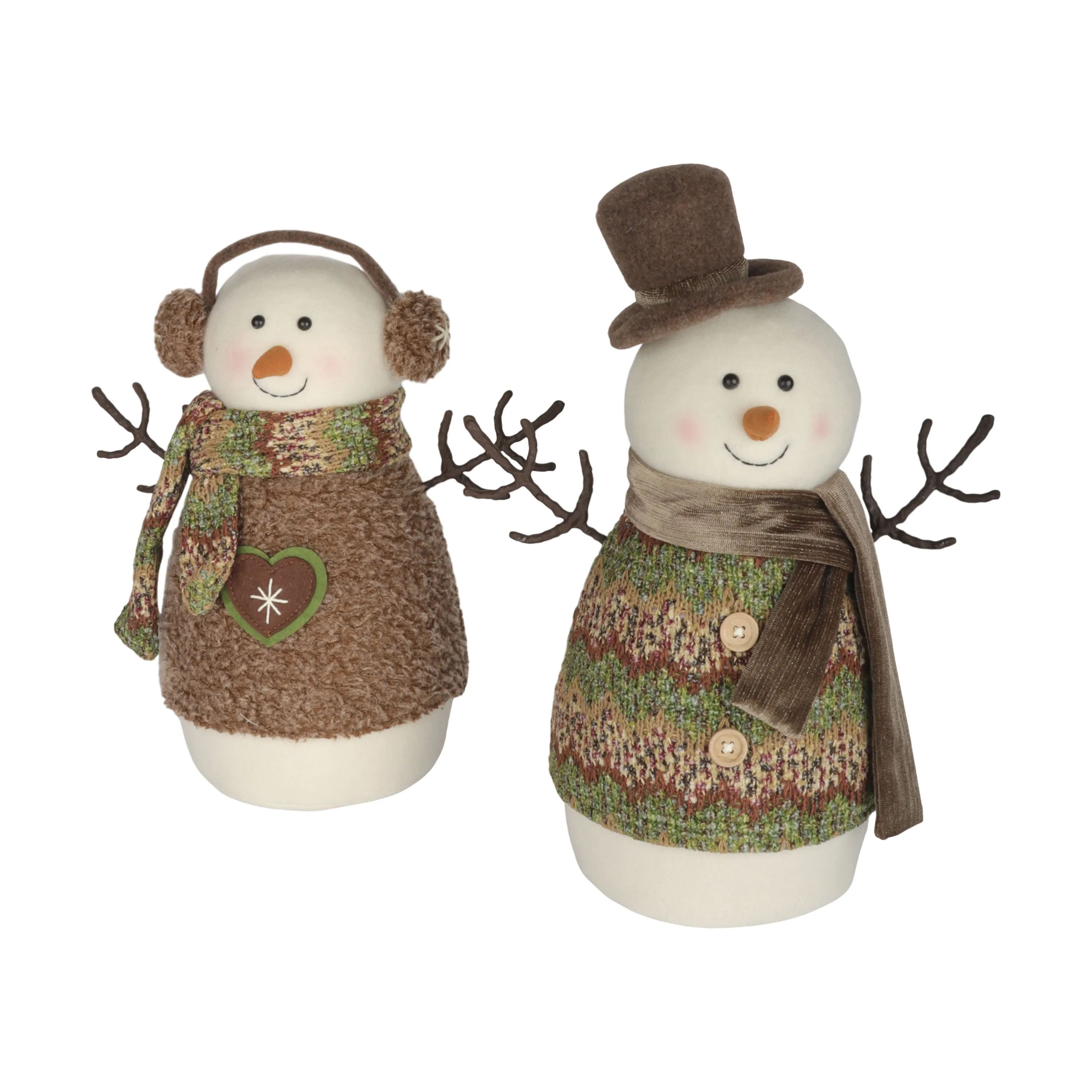 Casa Christmas Julefigurer Snemand i 37 cm, 3
