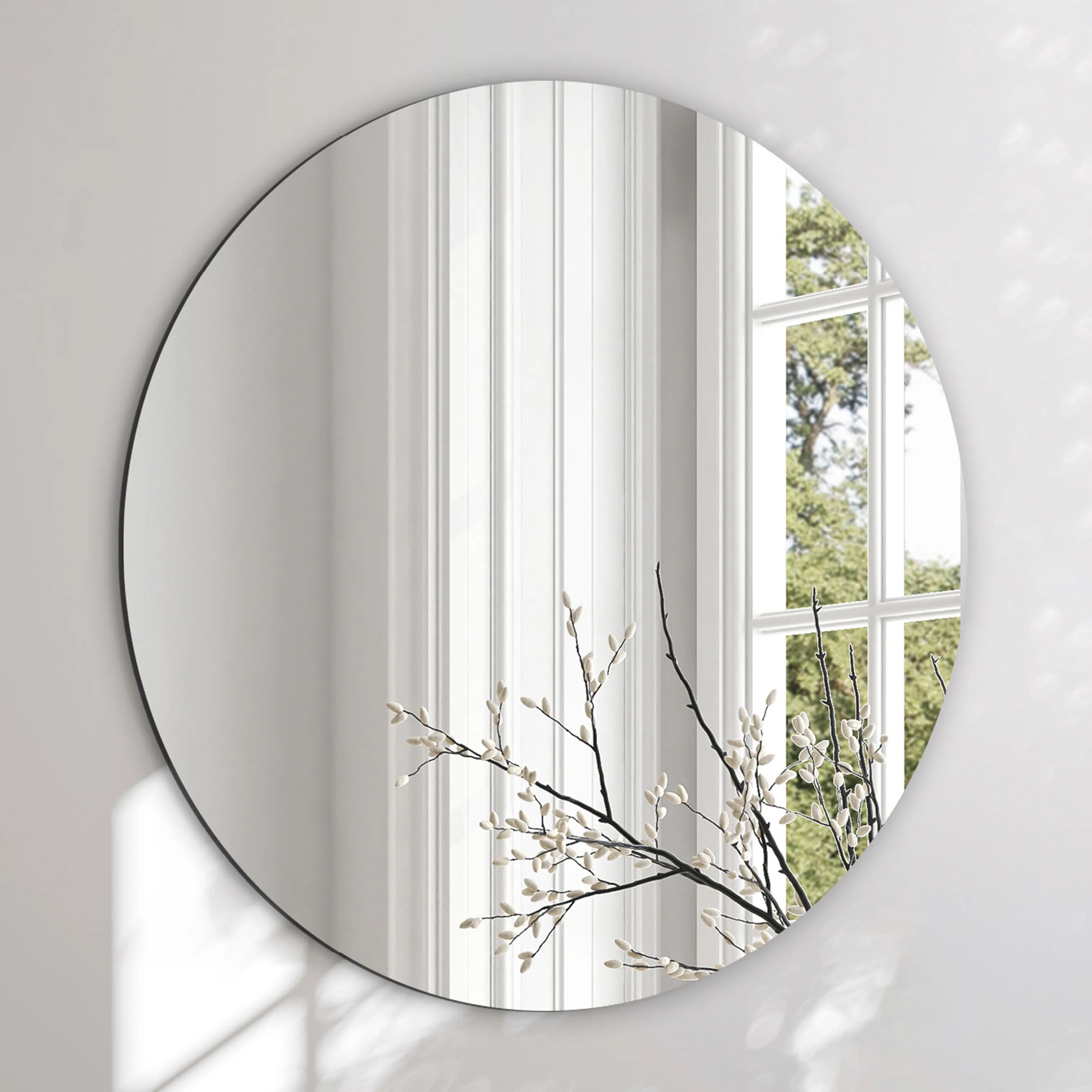 Incado Spejle Circle Spejl i 80 cm, 2