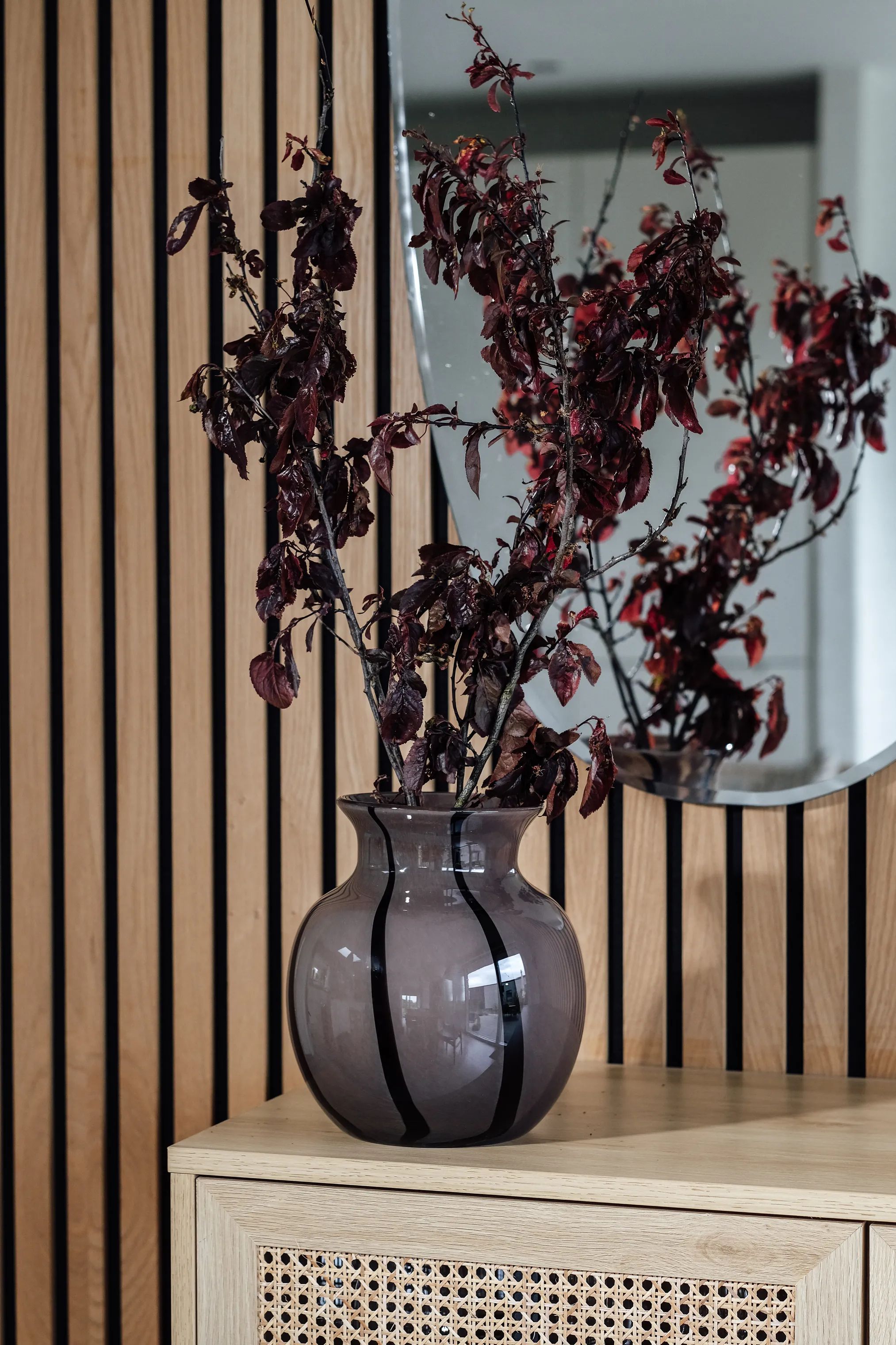 CASA Living Vaser Vase i brun/sort, 2