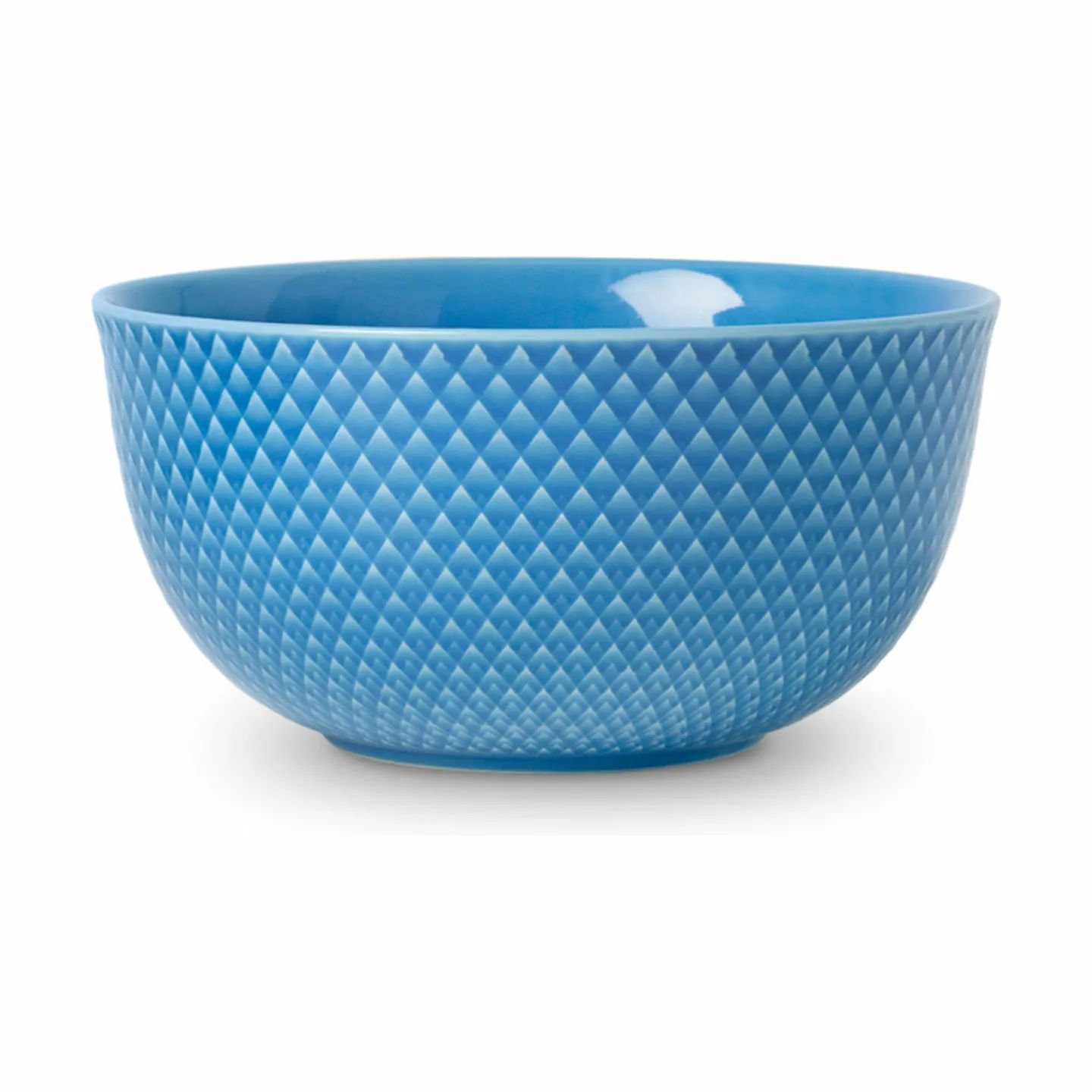 Lyngby Porcelæn Serveringsskåle Rhombe Color Serveringsskål i Blå, 17,5 cm, 1