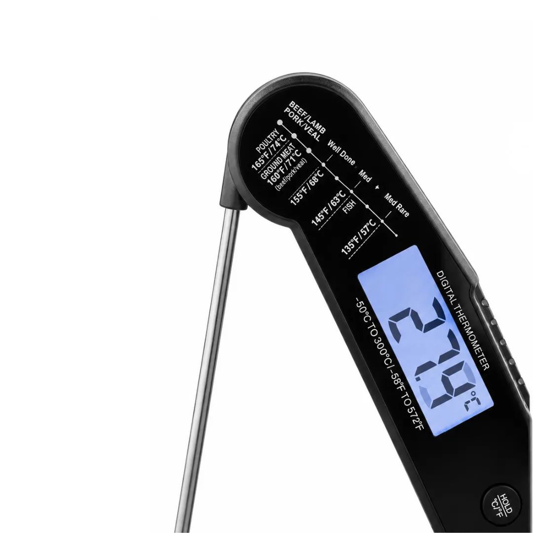 Gefu Stegetermometre Aurema Digitalt Termometer i Sort/Sølv, 3