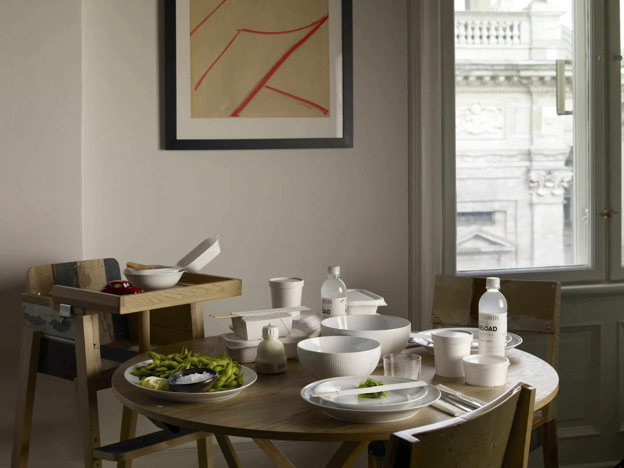 Royal Copenhagen Serveringsskåle Hvid Riflet Skål i Hvid, 24 cm, 3