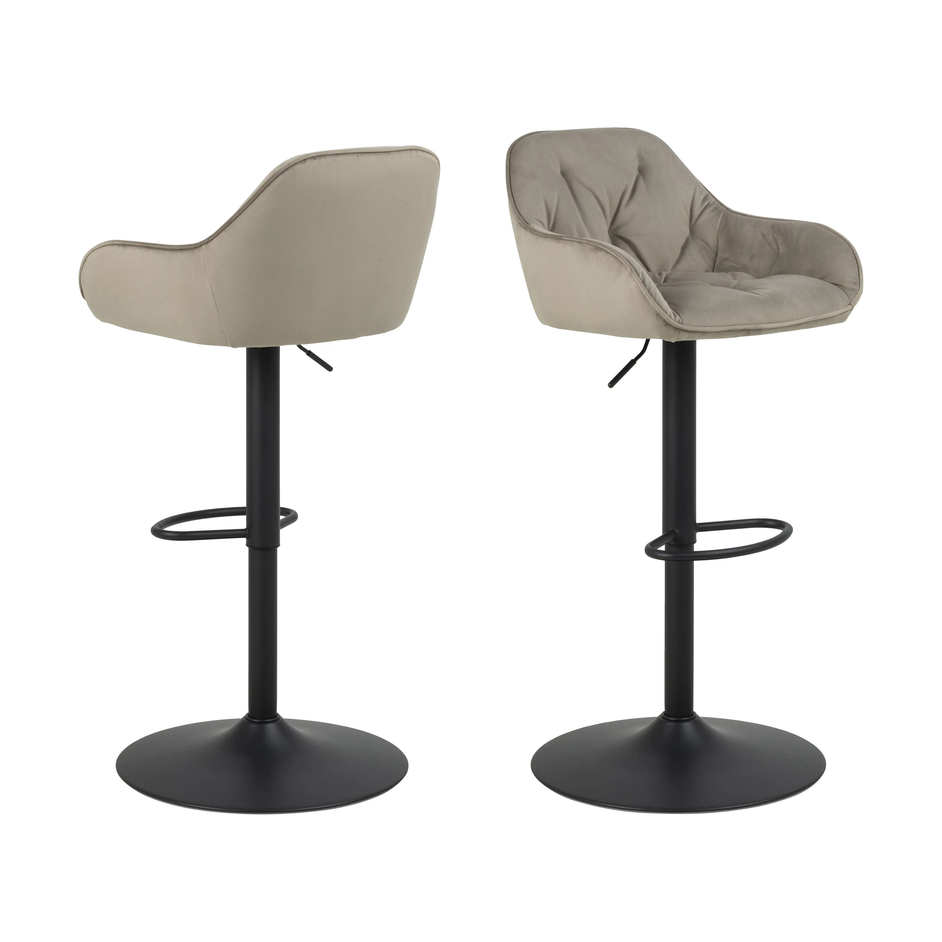 CASA Living Barstole Brooke Barstol - 2 stk i Beige, 3