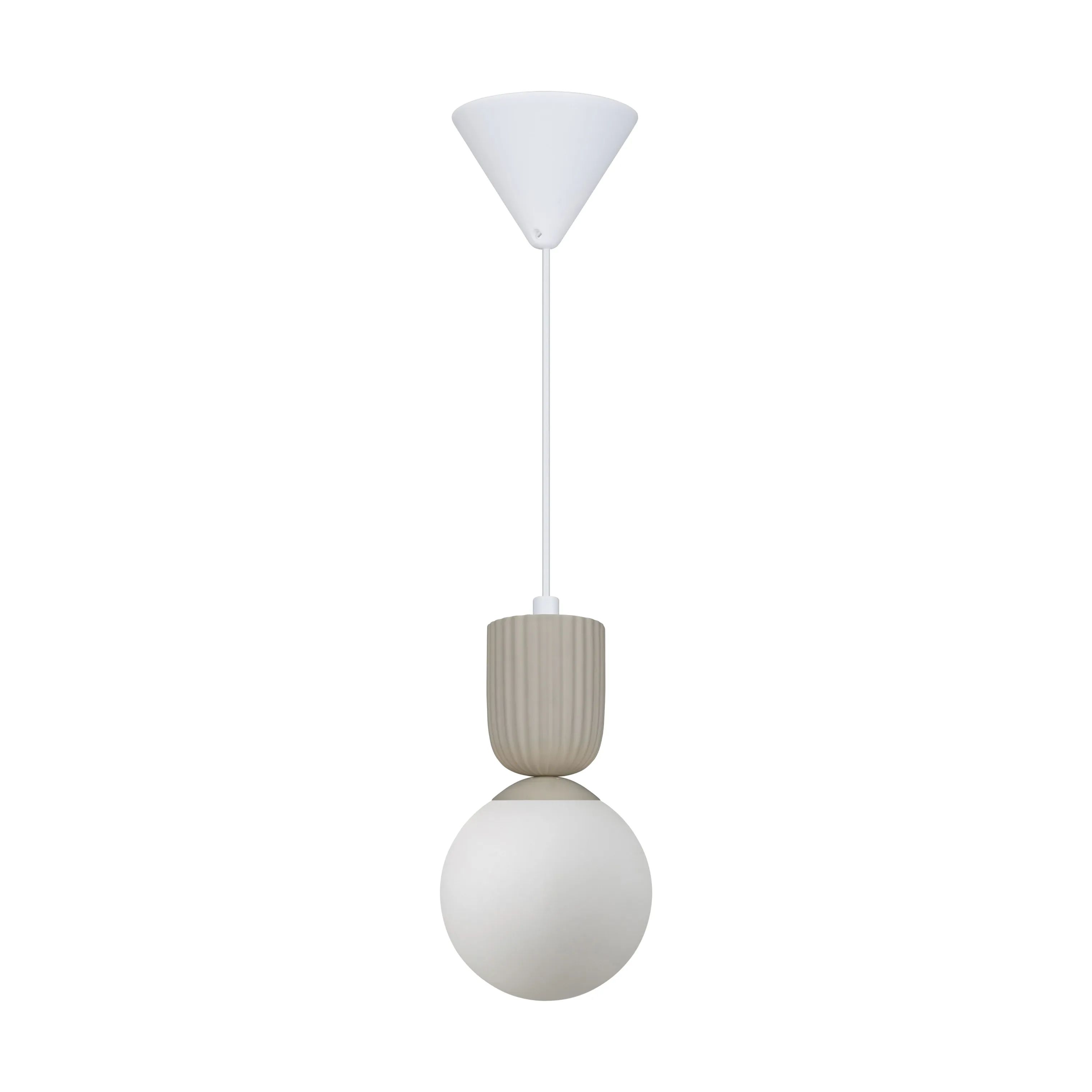 Nordlux Pendler Sadie Pendel i Beige / Opal, 1