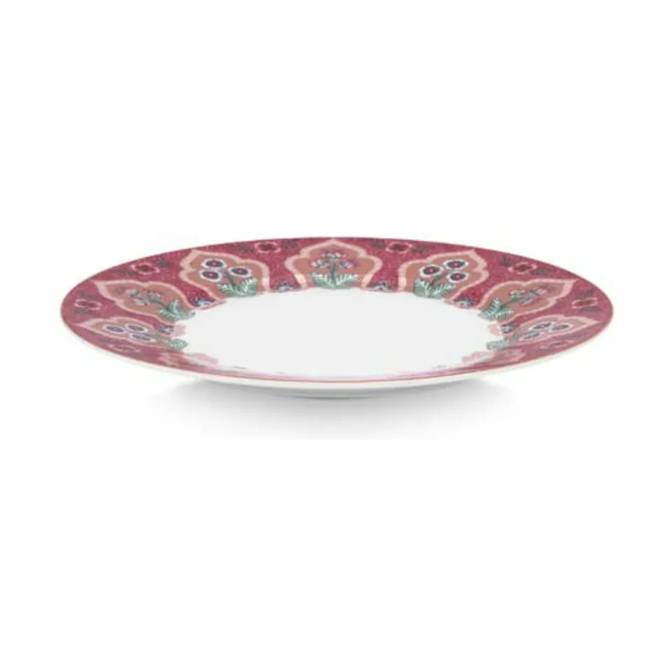 PIP Studio Frokosttallerkener Flower Festival Tallerken i Dark Pink, 21,4 cm, 2
