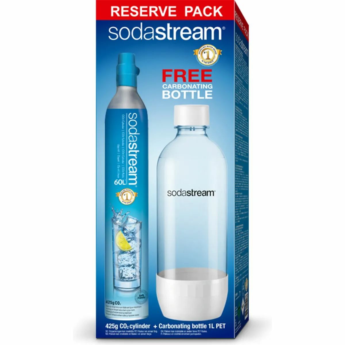 SodaStream Kulsyrepatroner Kulsyrepatron i Hvid, 4