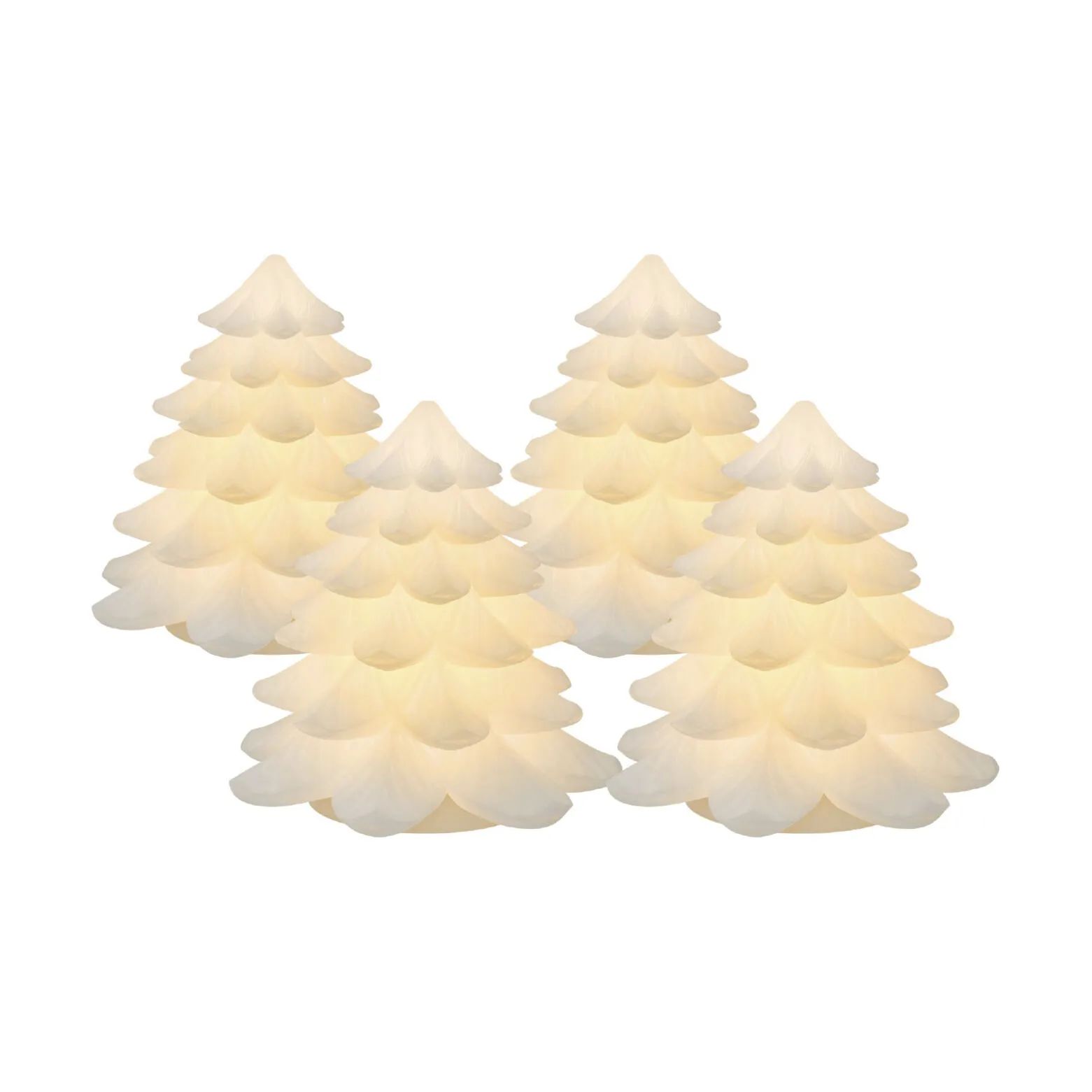 Deluxe Homeart LED-lys LED Juletræ - 4 stk. i Hvid, 1