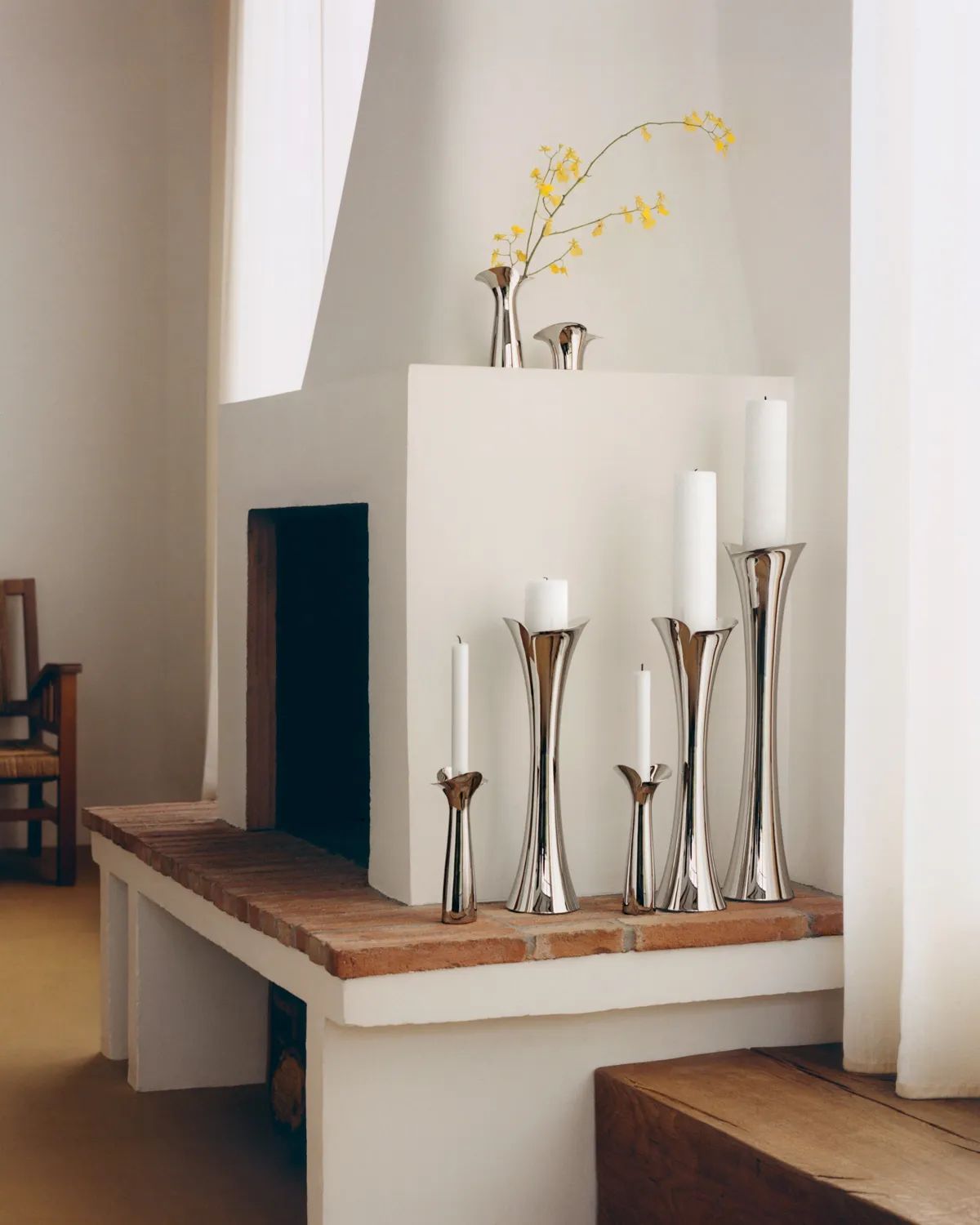 Georg Jensen Gulvstage Bloom Botanica Gulvlysestage i 50 cm, 2