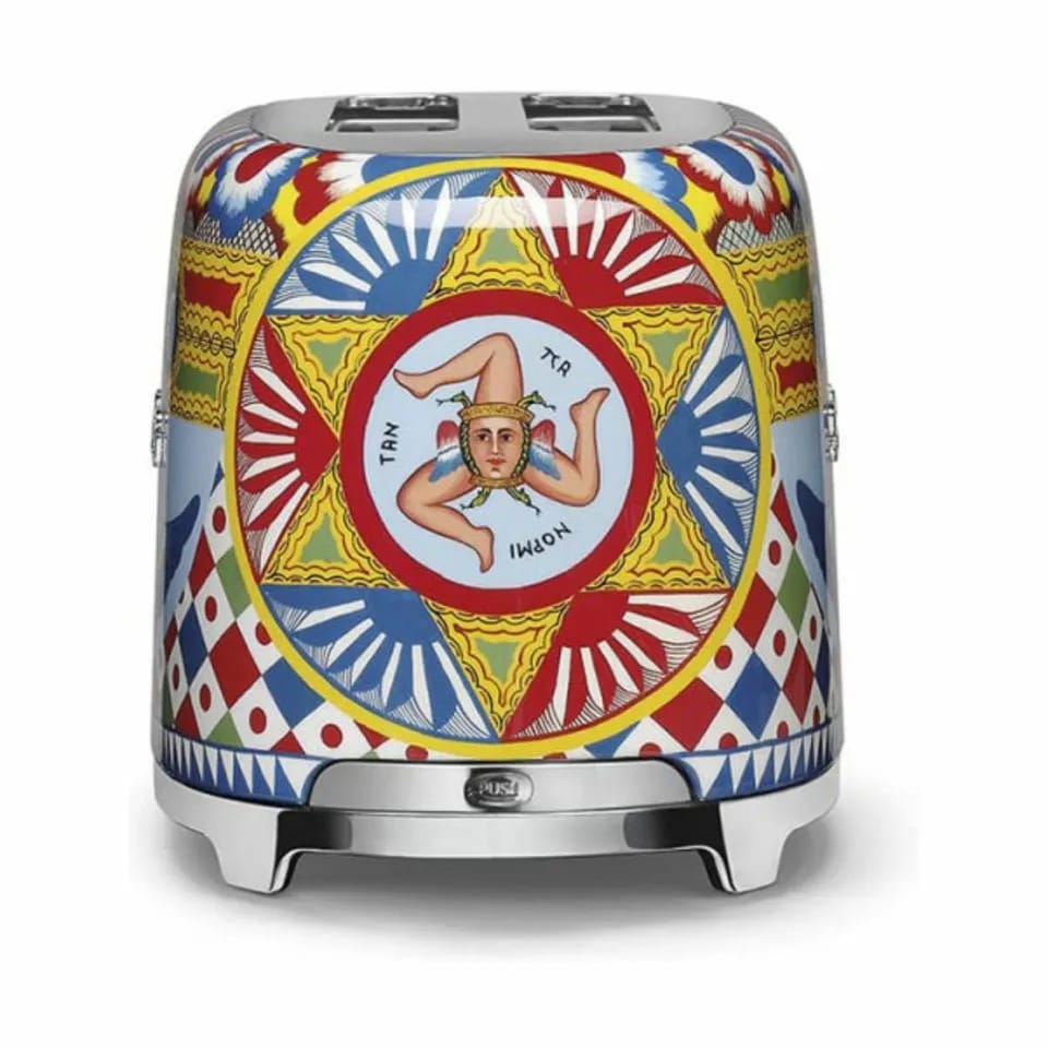 Smeg Brødristere Sicily is my Love Brødrister i Gul, 2