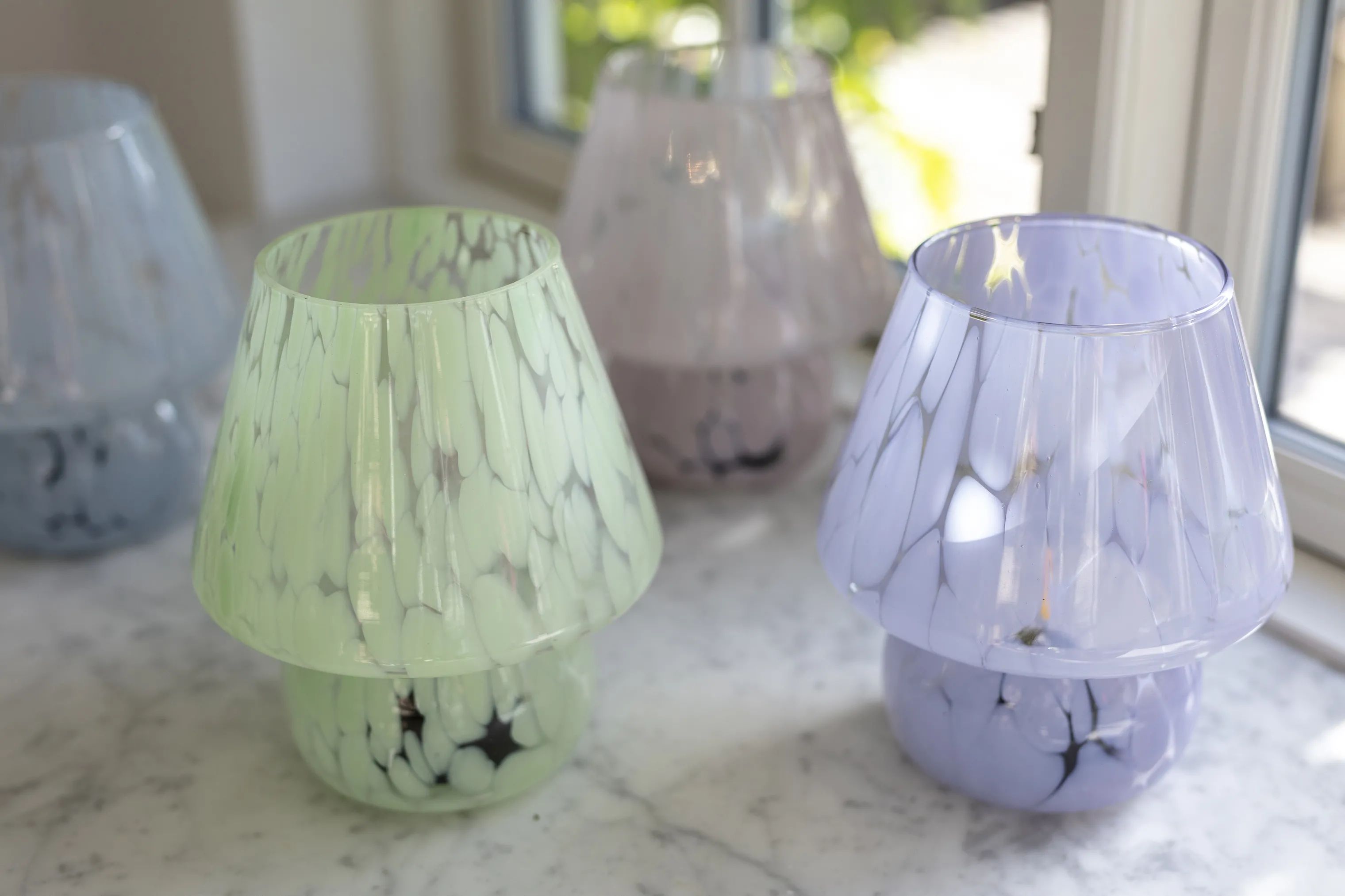 CASA Living Bordlamper Confetti LED Lampe i lilla, 2