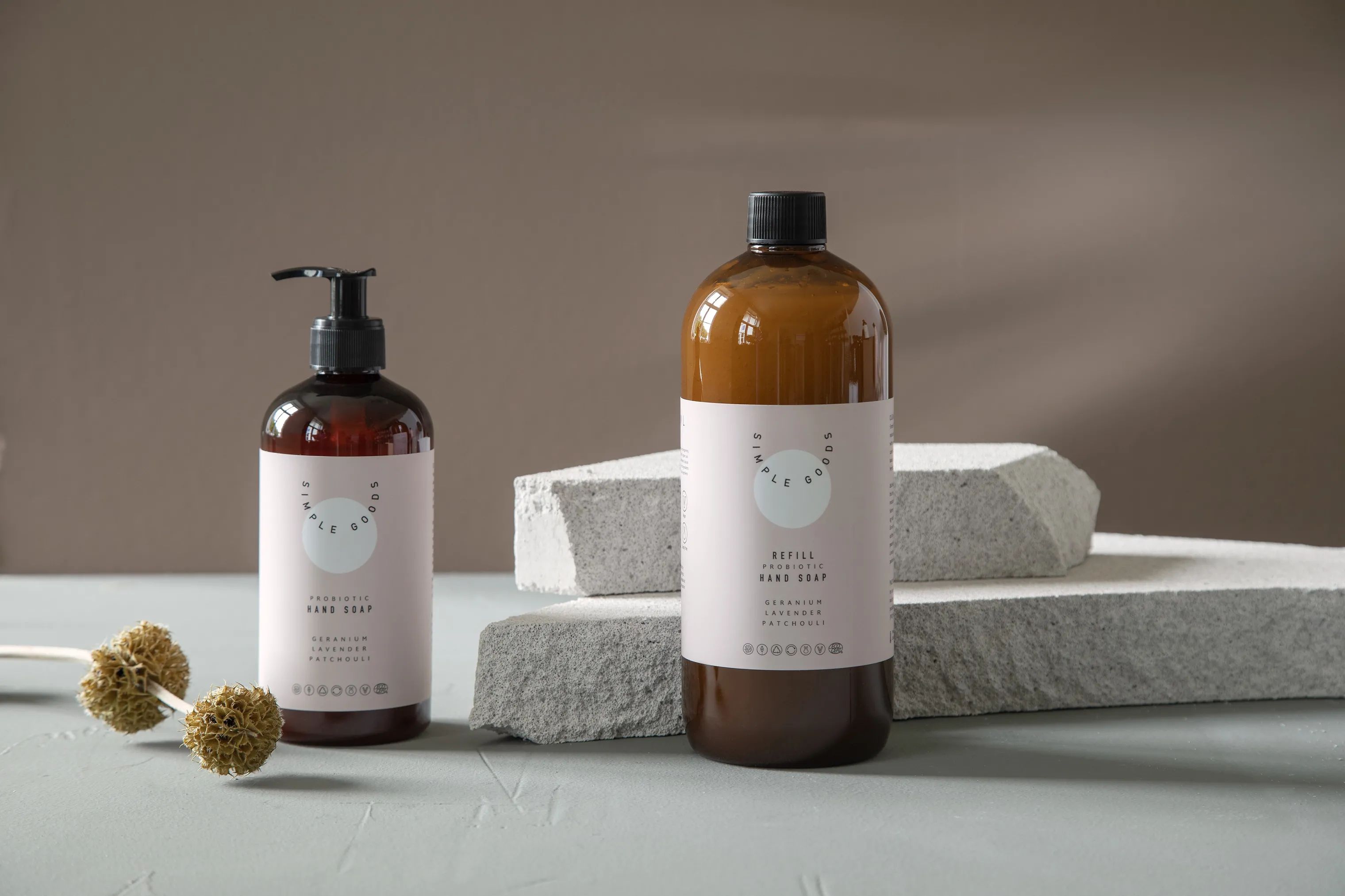 Simple Goods Opvaskemiddel Opvaskesæbe i Geranium/lavendel/patchouli, 2