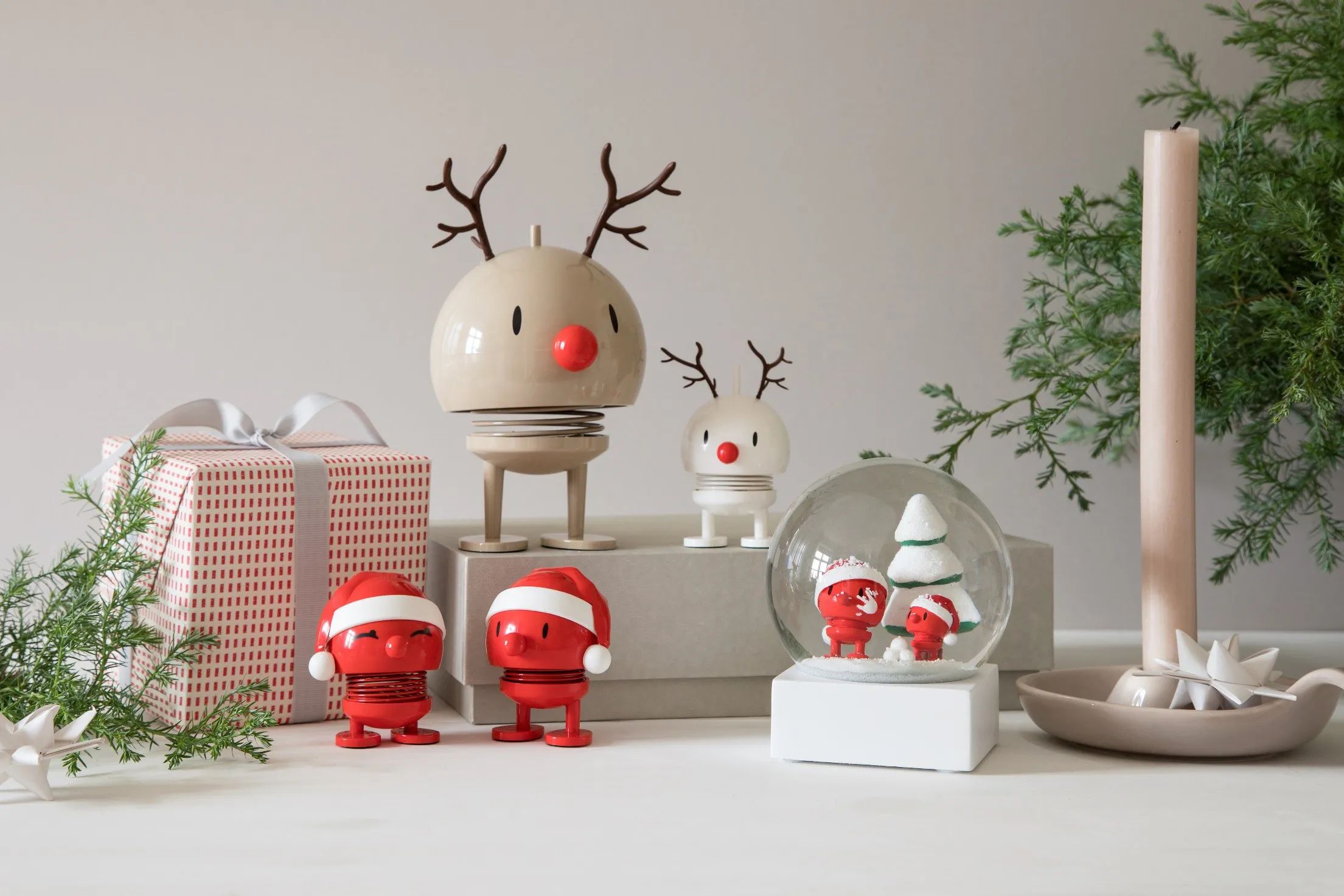Hoptimist Øvrige figurer Bumble - Thunder Rensdyr Baby i Hvid, 2