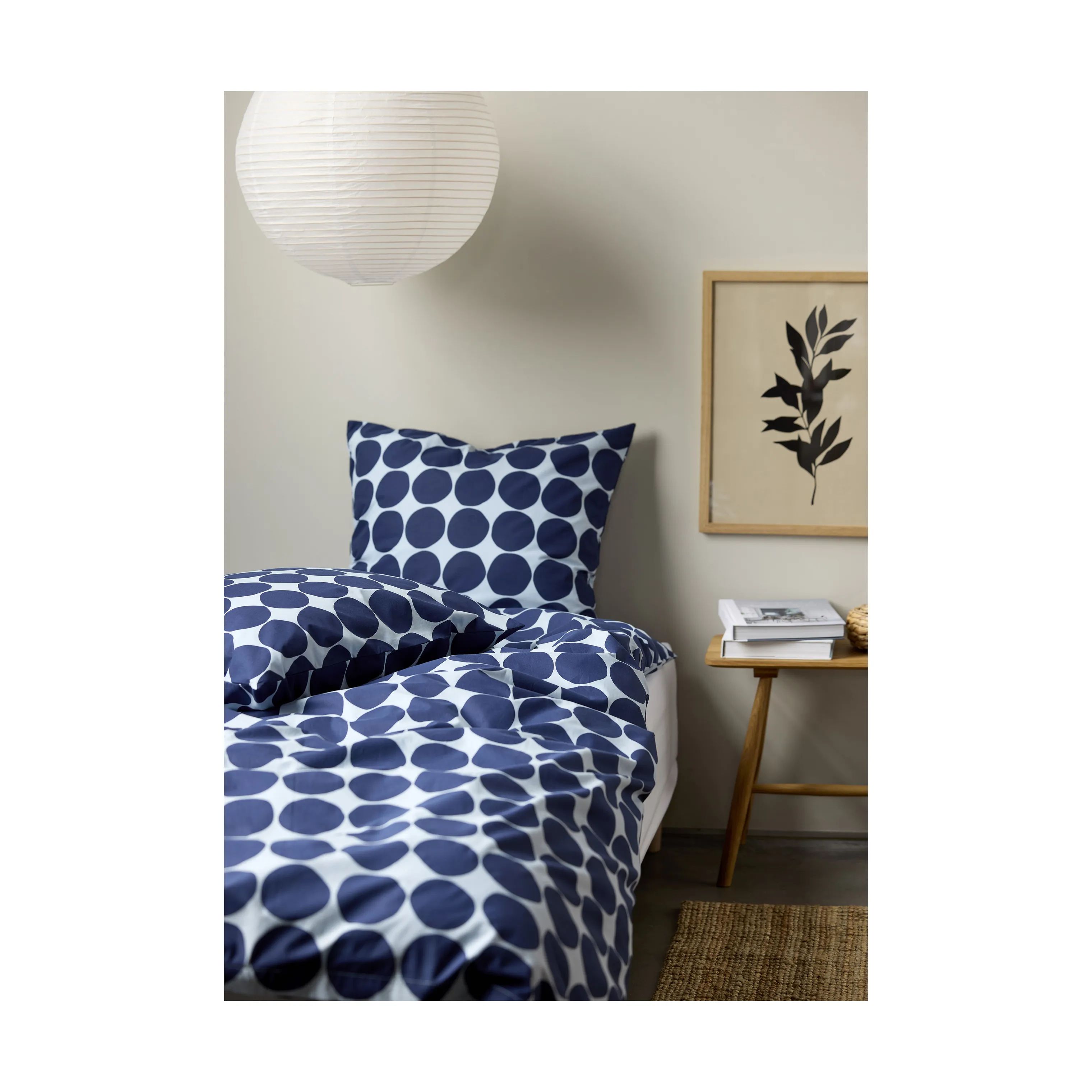 Södahl Sengetøj Bubbles Sengesæt i Blå, B140 x L220 cm, 3