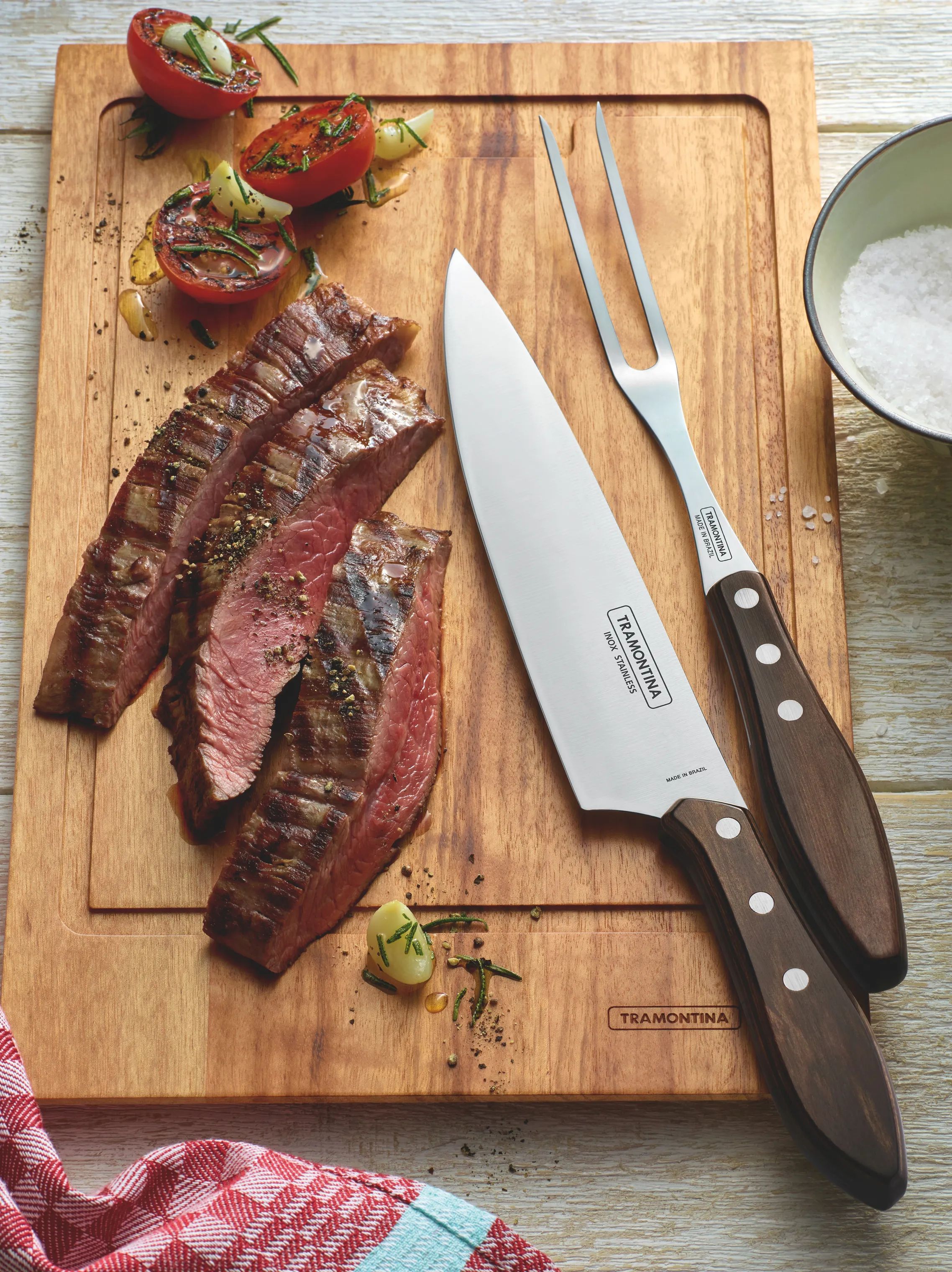 Tramontina Kokkeknive Churrasco Slagterkniv i Brun, 2