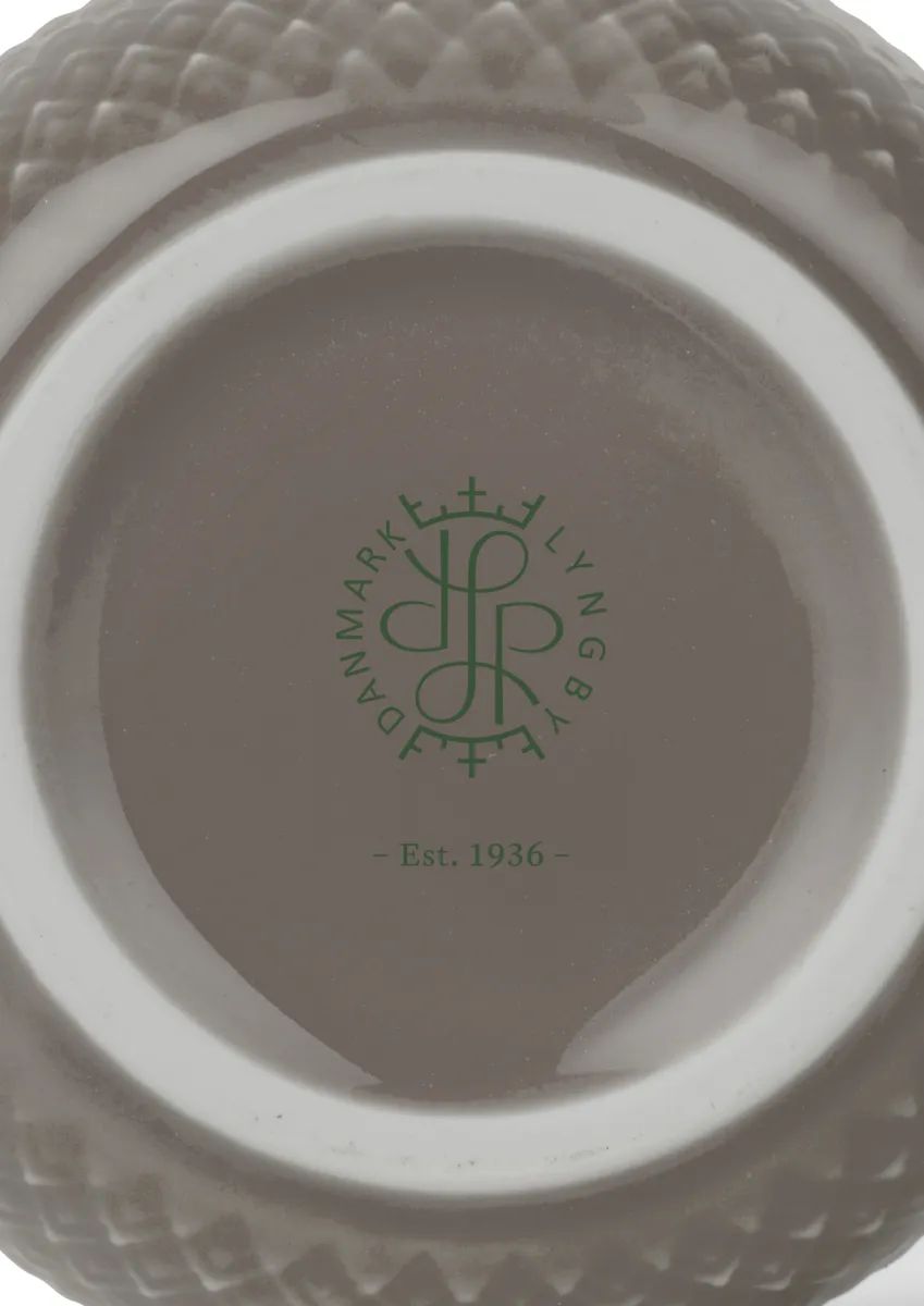 Lyngby Porcelæn Krus og kopper med hank Rhombe Earth Krus m. hank i Clay, 2