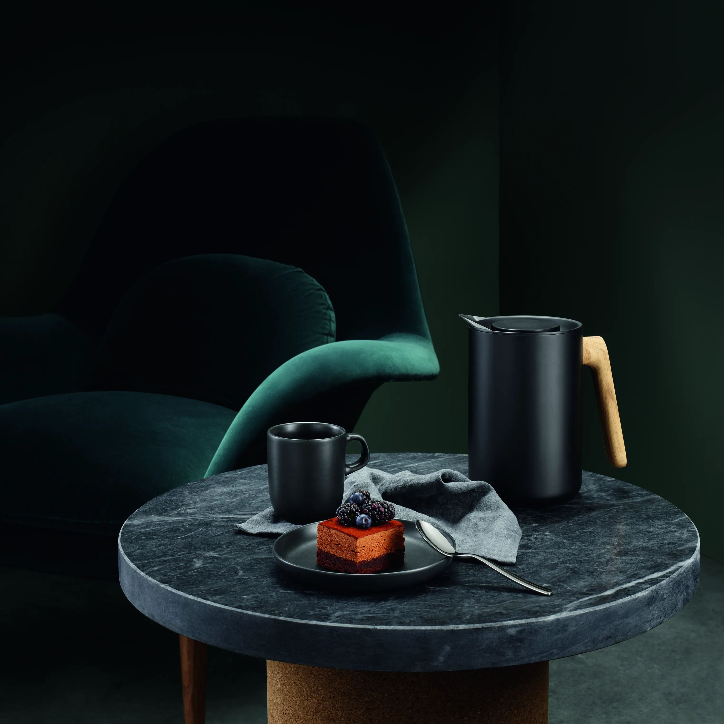 Eva Solo Kagetallerkener Nordic Kitchen Tallerken i Sort, 2