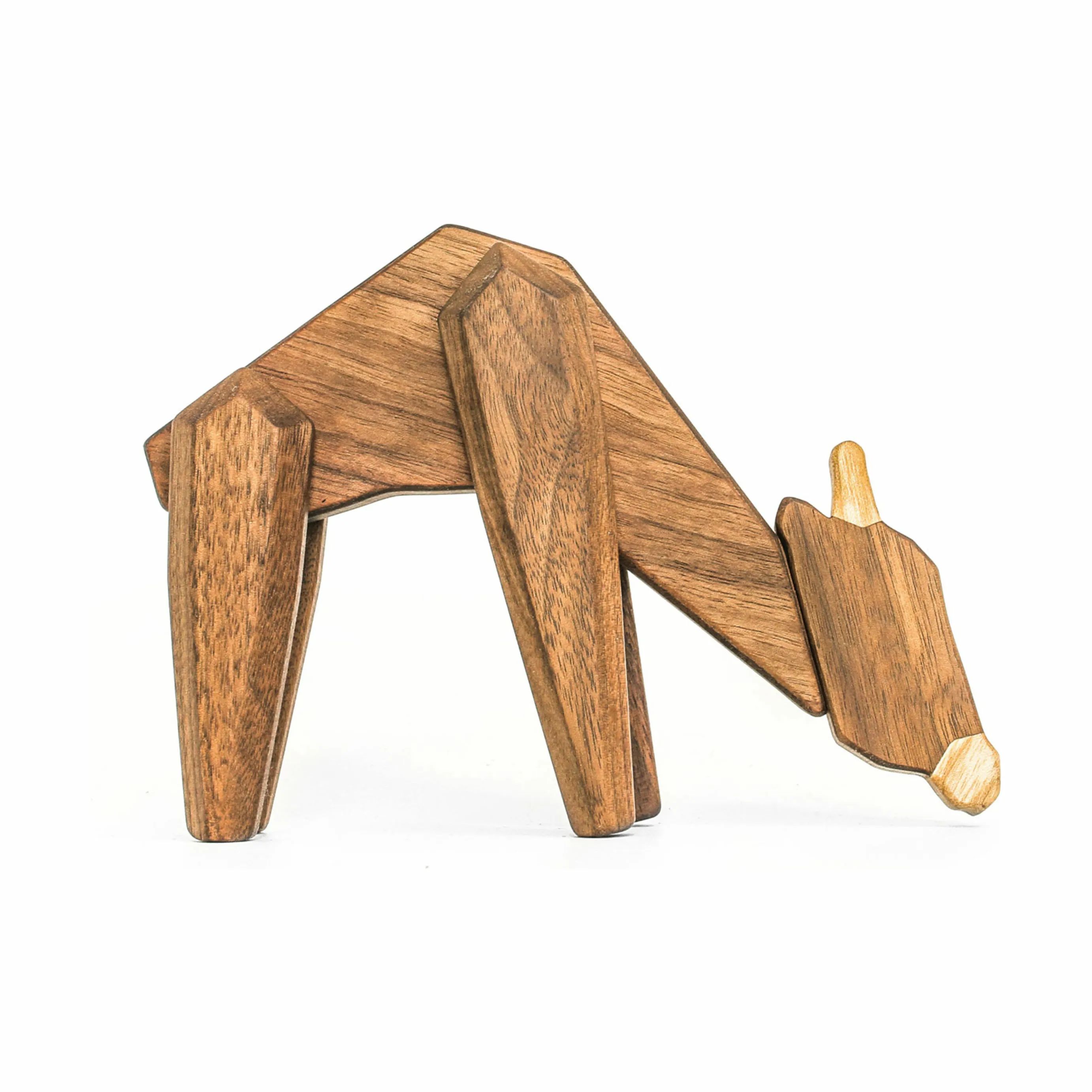 FableWood Dyrefigurer Stor Giraf i 23 cm, 4