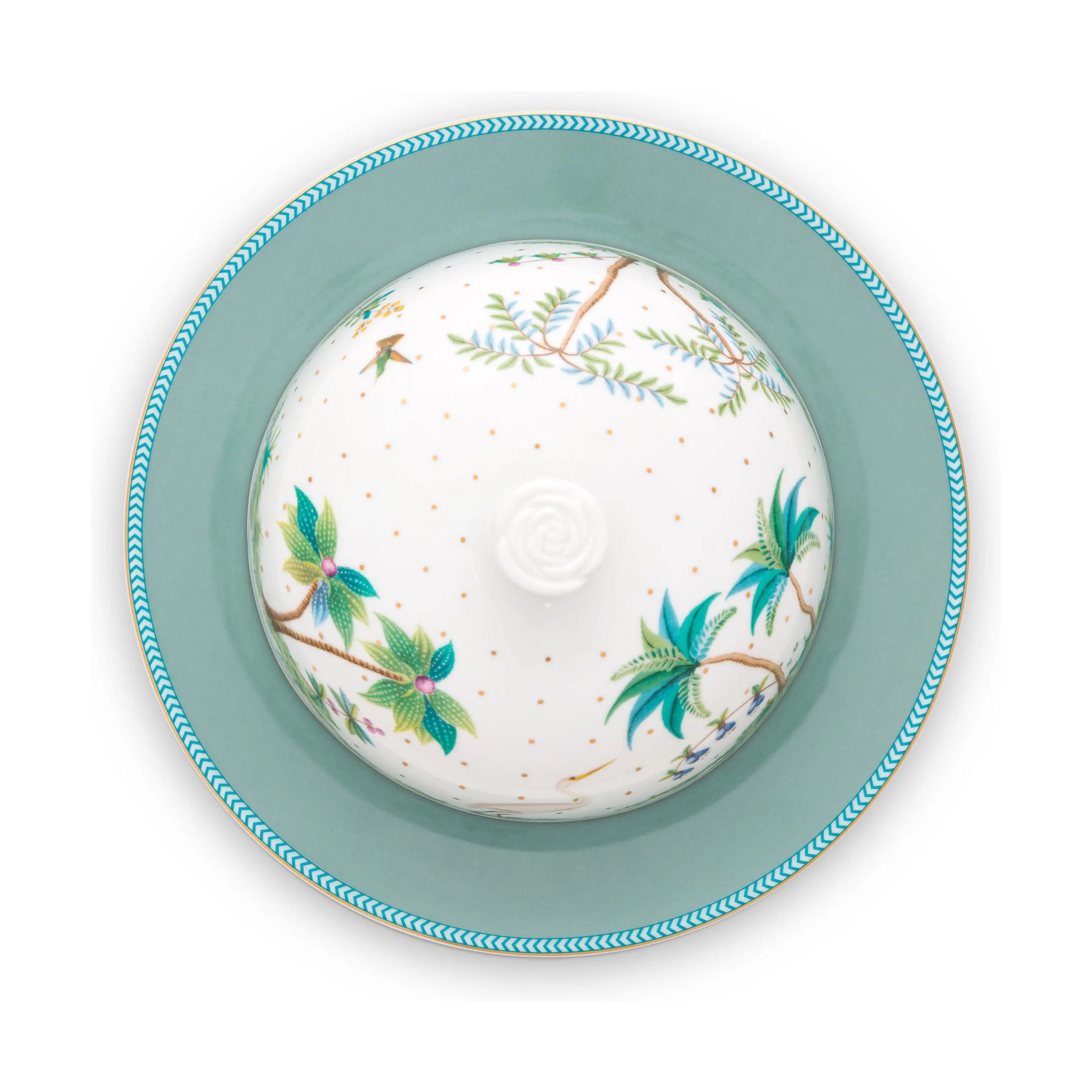 PIP Studio Serveringsfade Jolie Smørboks i Dot white, 5