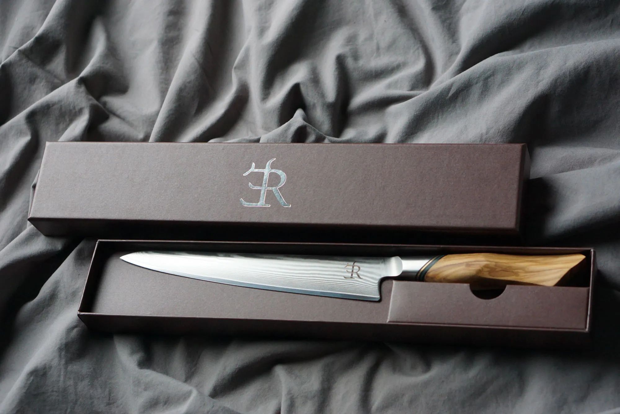 Ryda Knives Forskærerknive og sæt A-73 Skærekniv i rustfrit stål/brun, 2