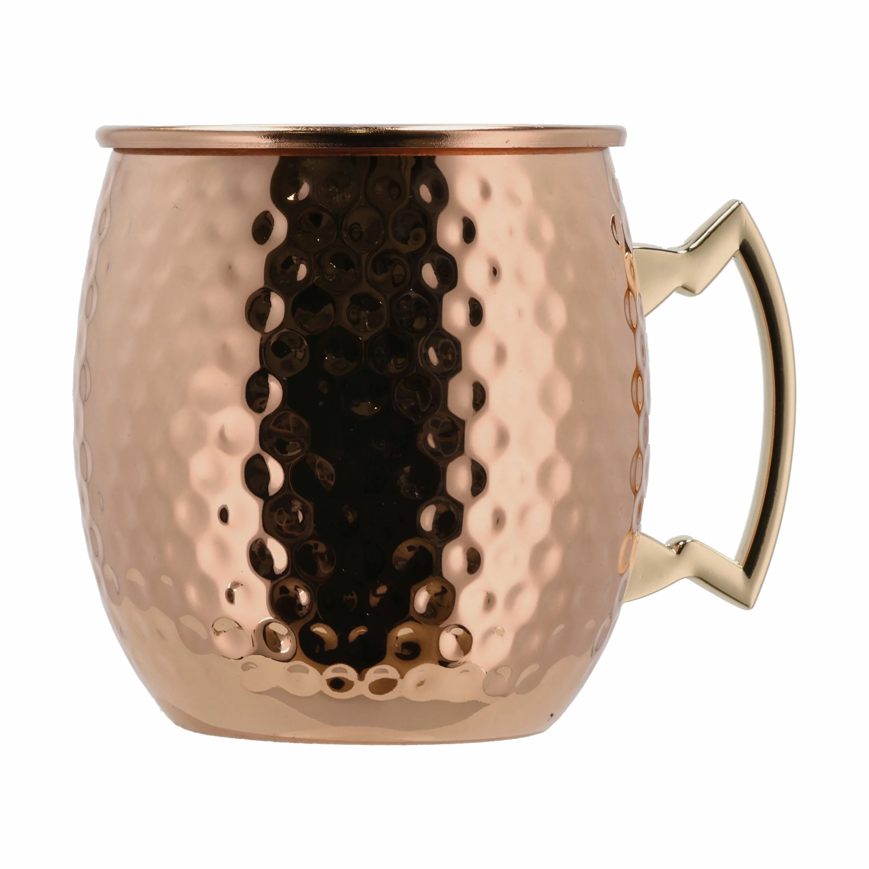 Lyngby Glas Krus og kopper med hank Moscow Mule Krus - 2 stk. i kobberfarvet, 1