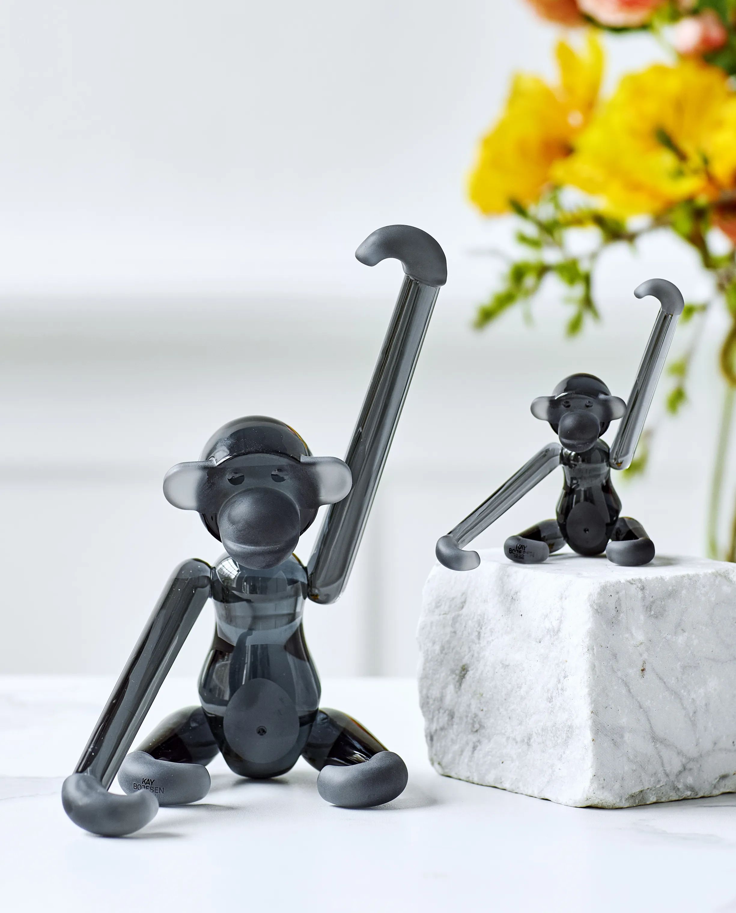 Holmegaard Dyrefigurer Monkey Holmegaard x Kay Bojesen Abe - Lille i 14 cm, 5