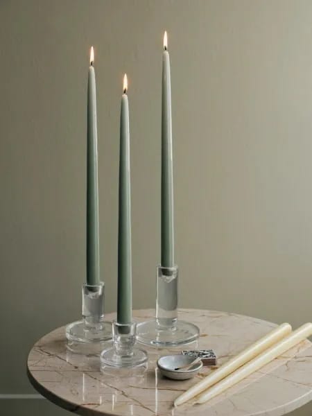 Broste Copenhagen Kronelysestage Petra Lysestage i Klar, 10 cm, 2