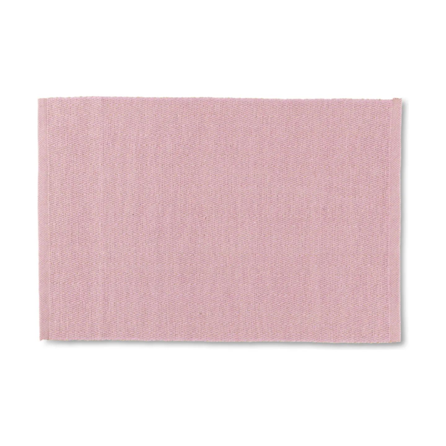 Lyngby Porcelæn Dækkeservietter Herringbone Dækkeserviet i Rosa, 1