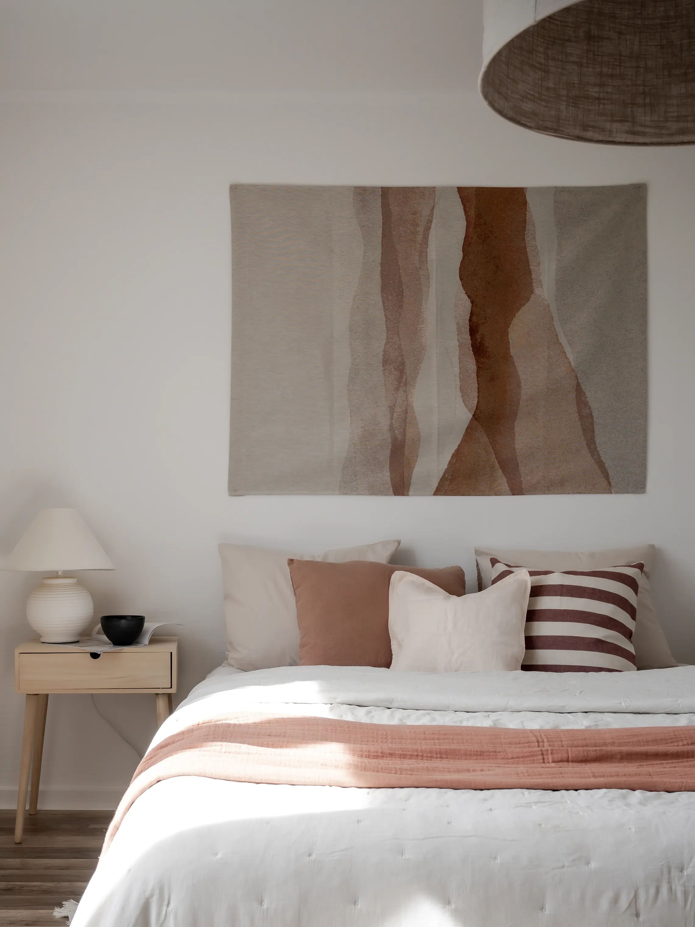 Svanefors Vægdekoration Dunes Vægtæppe i Beige, 2
