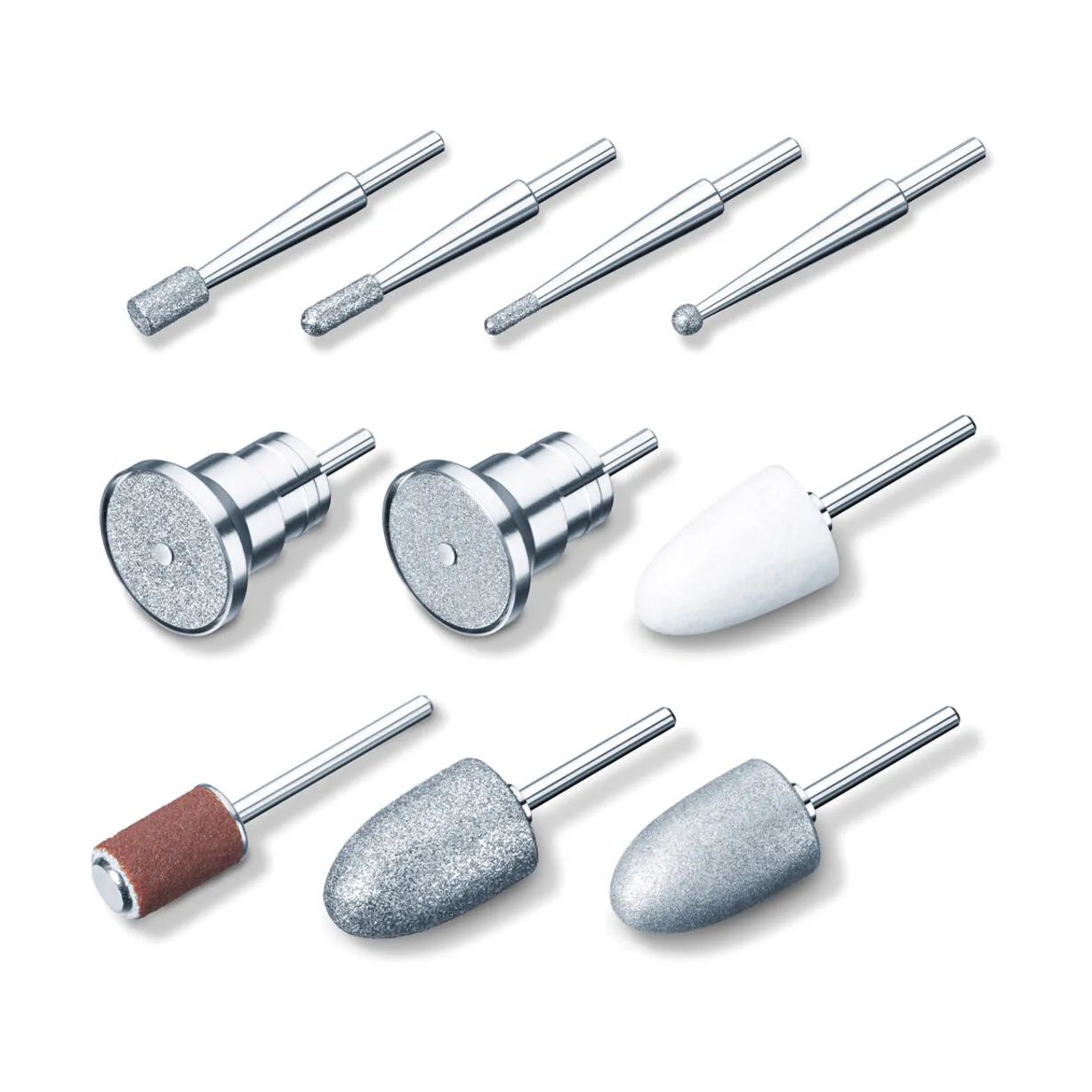 Beurer Øvrig personlig pleje MP100 Manicure- og pedicuresæt  - 10 dele i Hvid, 4