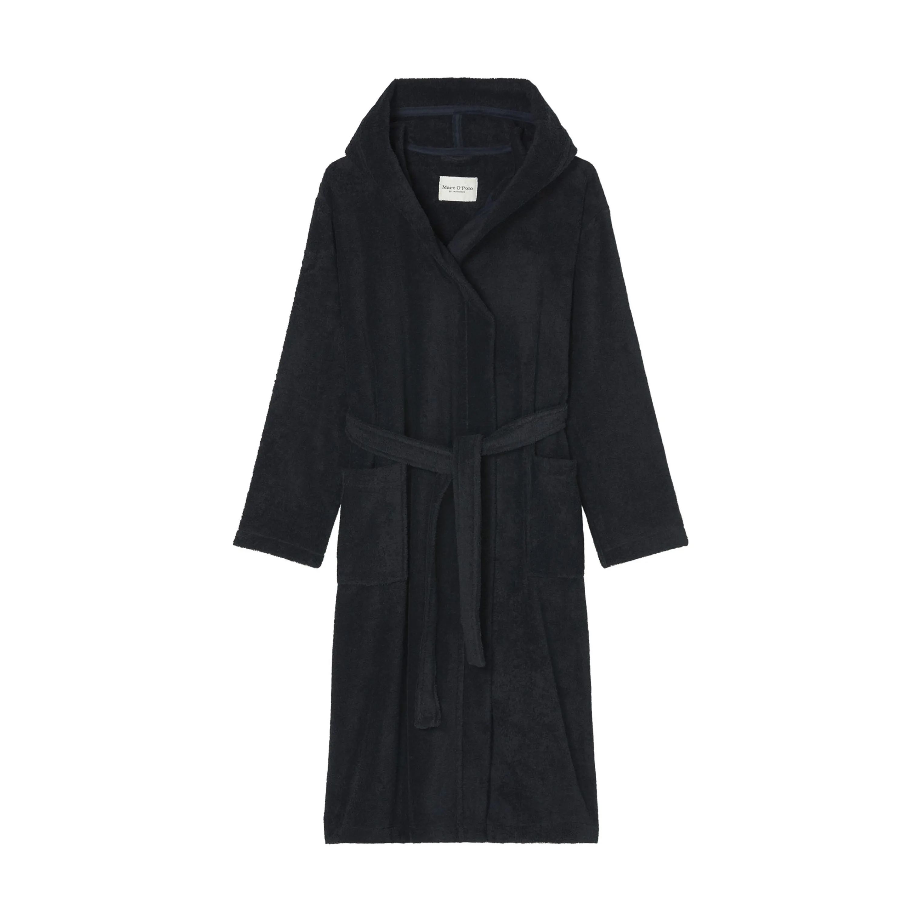 Marc O'Polo Morgenkåber Timeless Damebadekåbe i Dark navy, Str. S, 1