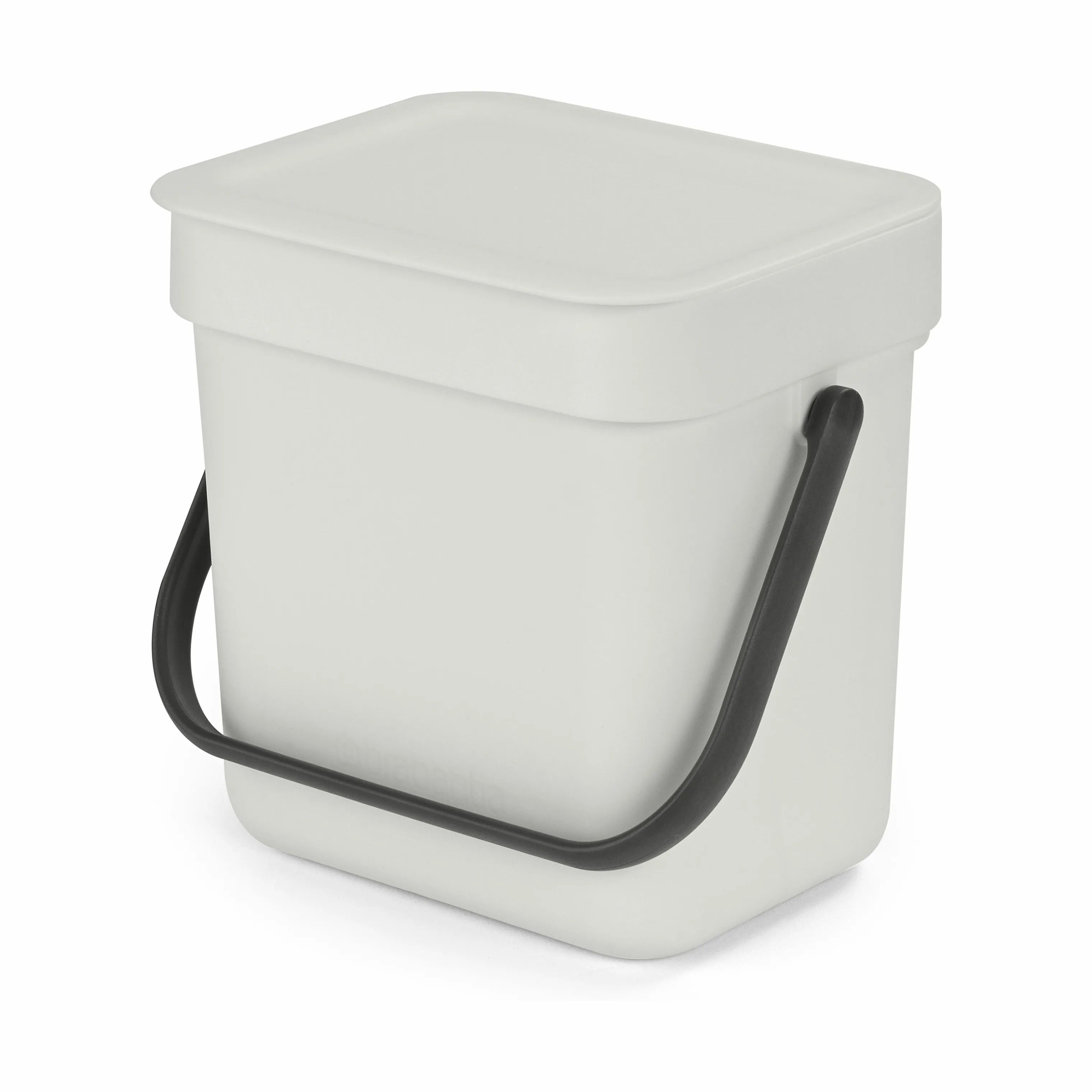 Brabantia Spande uden pedal Sort & Go Affaldsspand i Light Grey, 3 L, 1