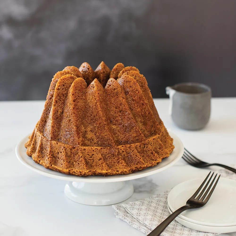 Nordic Ware Øvrige bageforme Kugelhopf Bundt Kageform i Sølvfarvet, 3