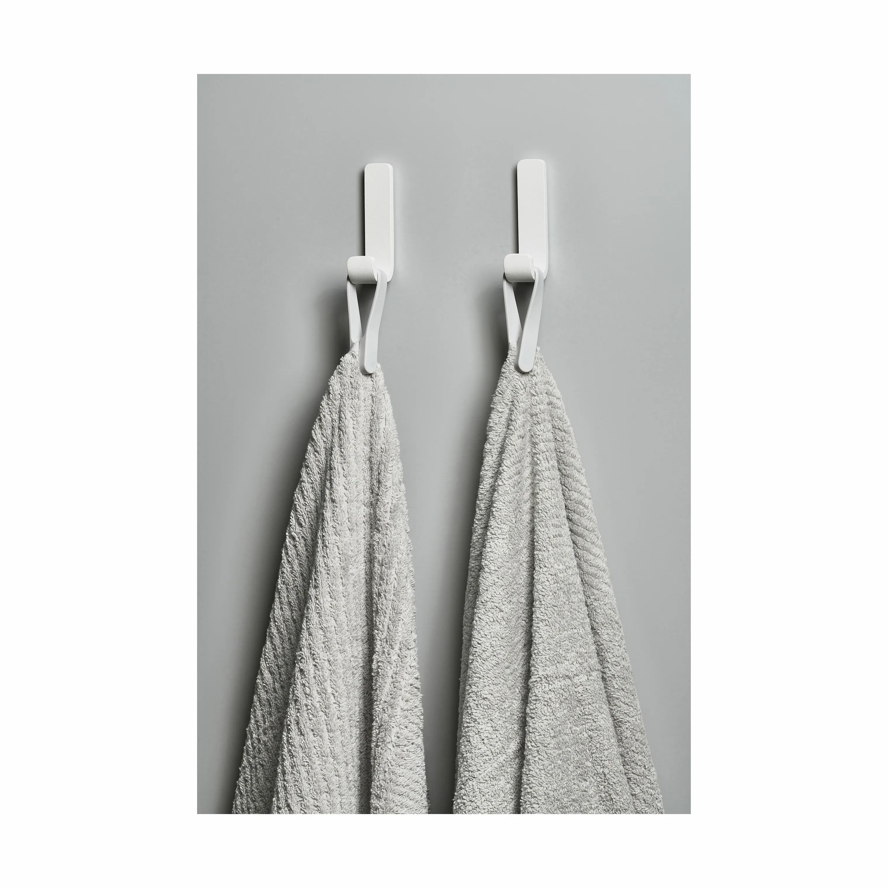 Zone Knager Loop Håndklædestrop Magnet - 2 stk. i Soft grey, 3