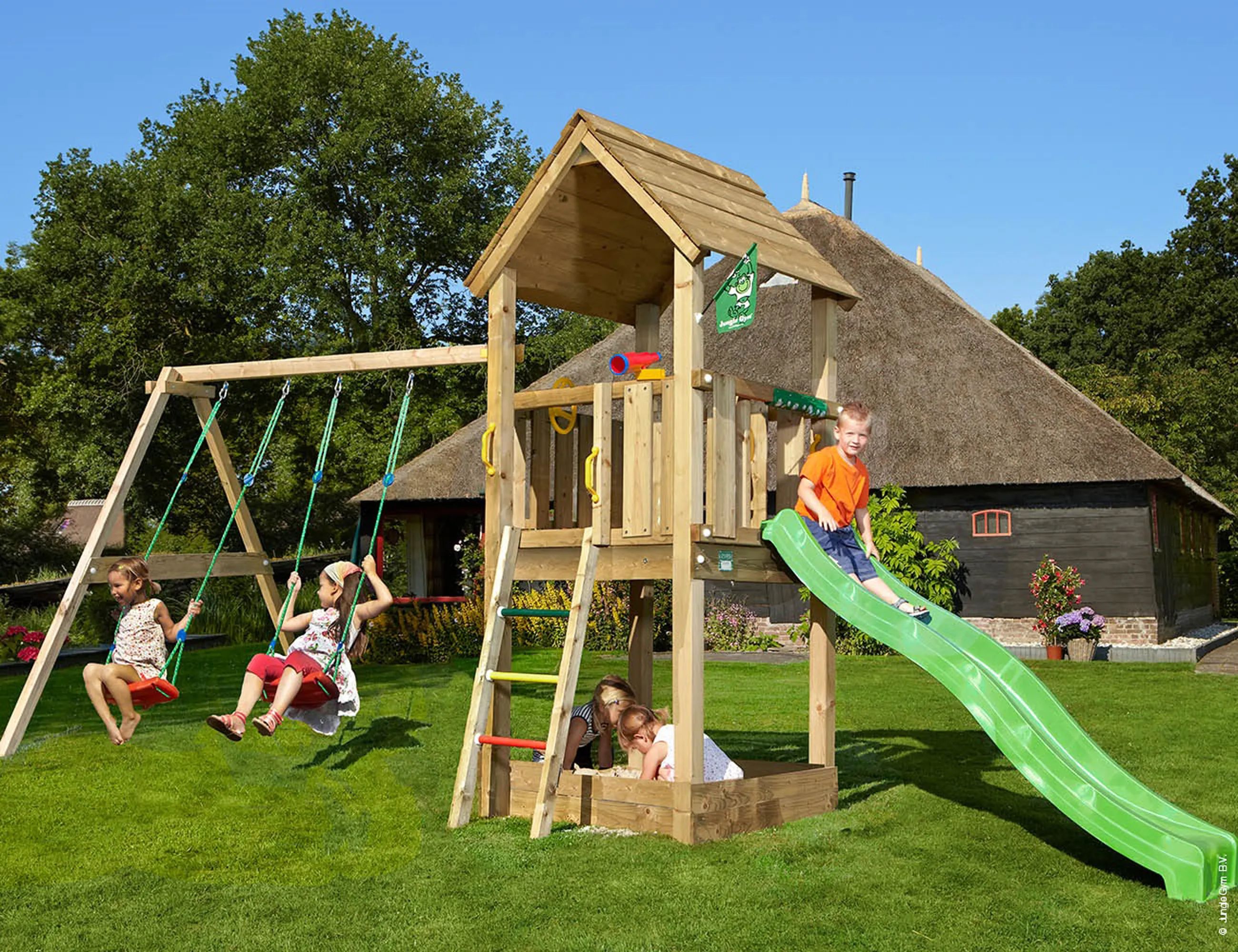 Jungle Gym Legetårne Club Legetårn i natur, 1