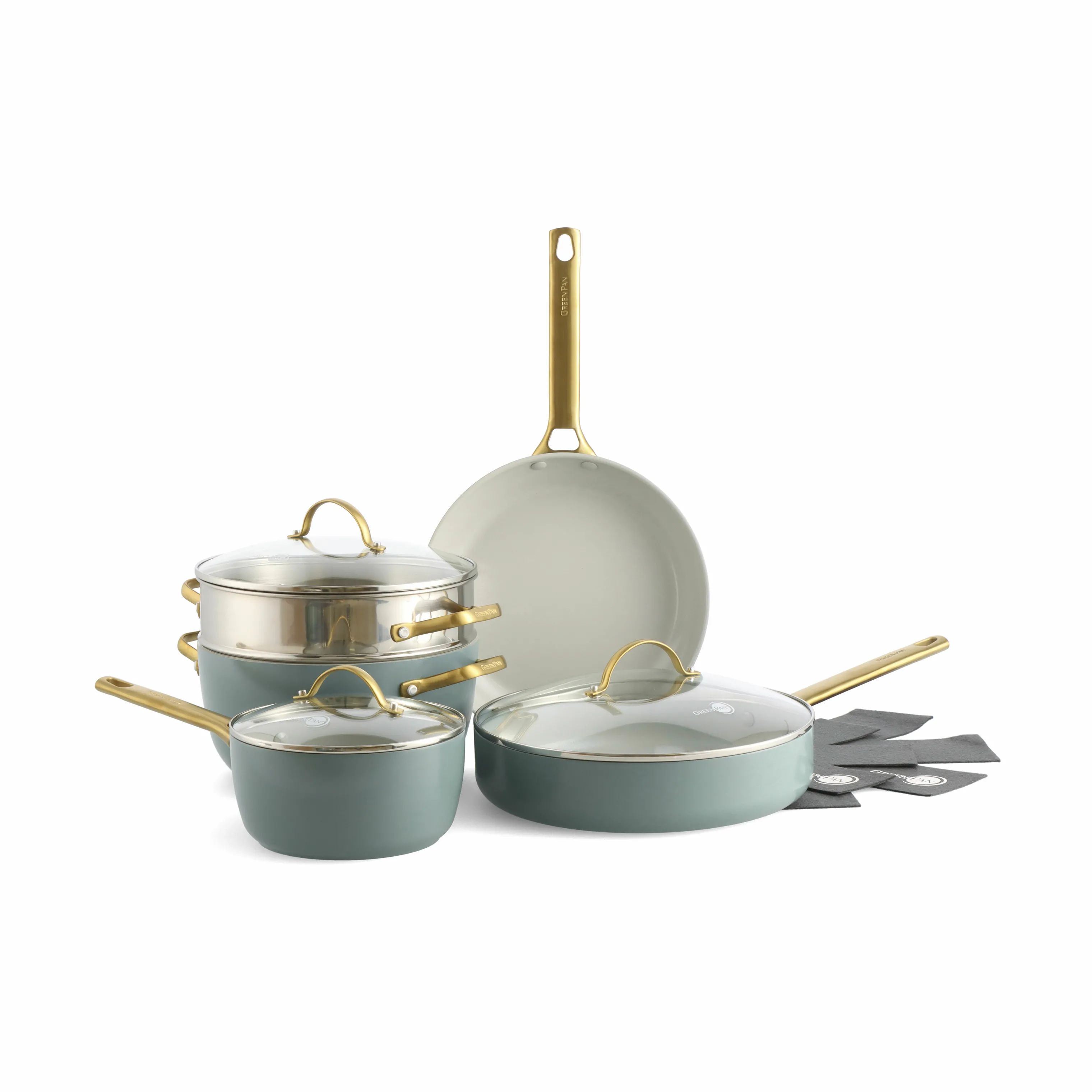 Greenpan Grydesæt Padova Grydesæt - 10 dele i Skye Blue, 1