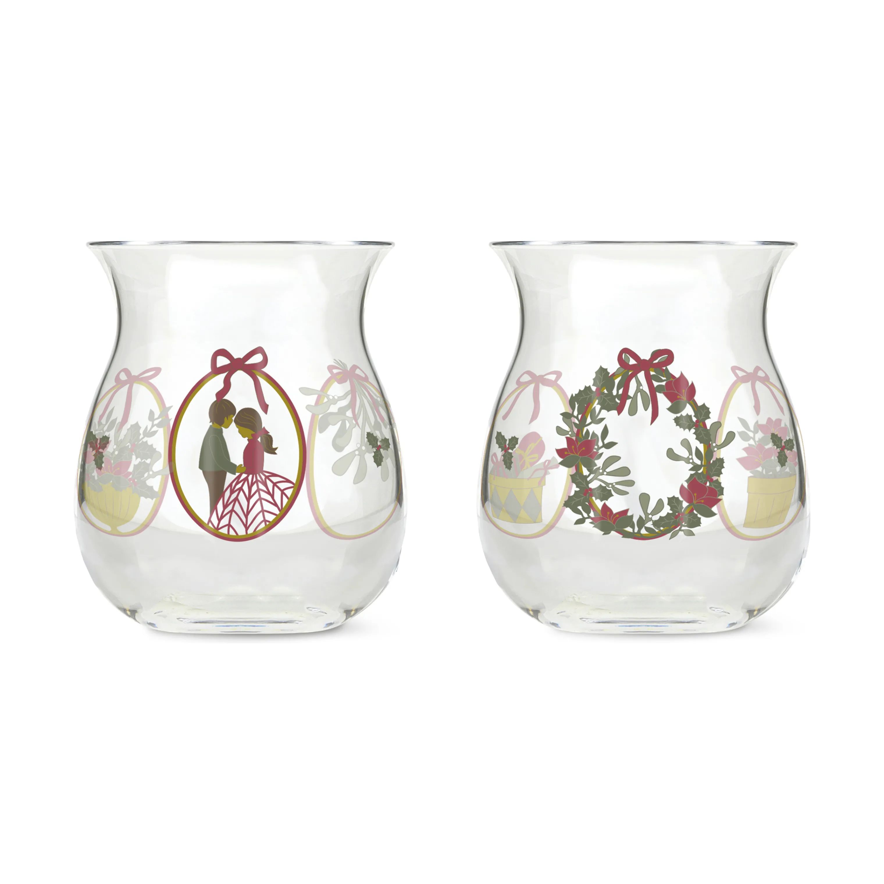 Holmegaard Jule- og adventsstager Christmas 2025 Julelyslygte - 2 stk. i Multi, 1
